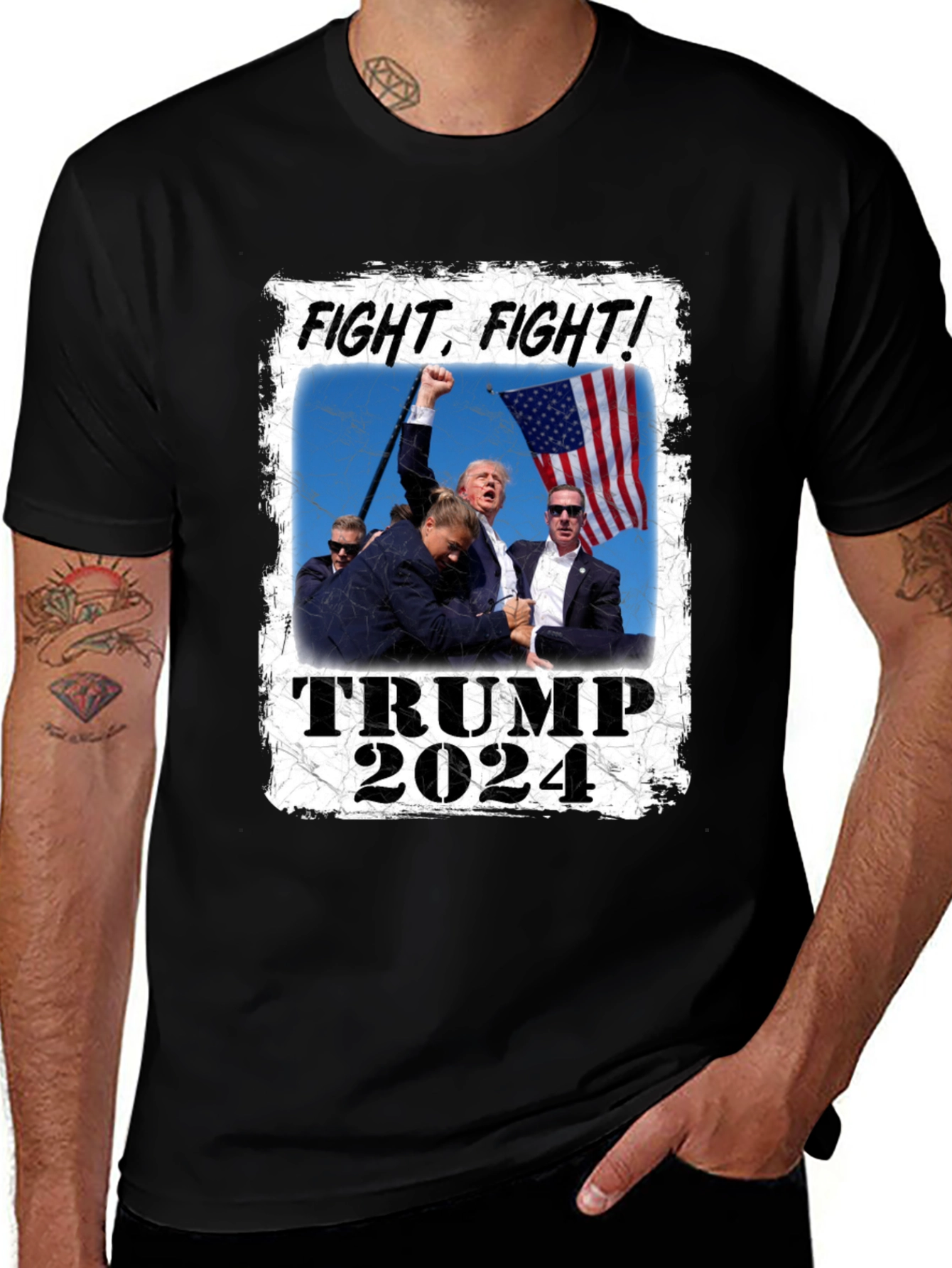Fight, Fight! Trump 2024 Graphic Tee