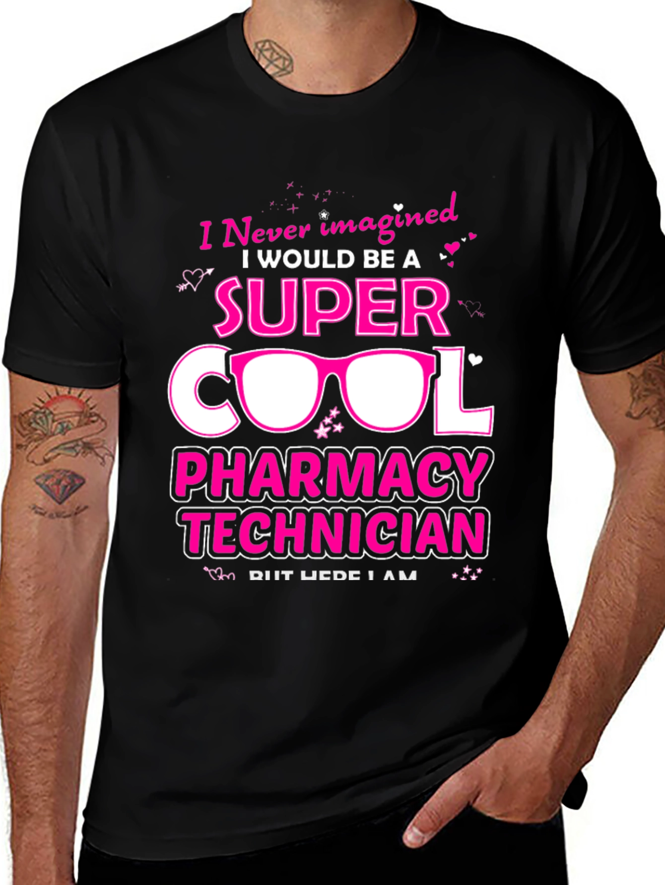 Variant 23 of Super Cool Pharmacy Technician Graphic Tee