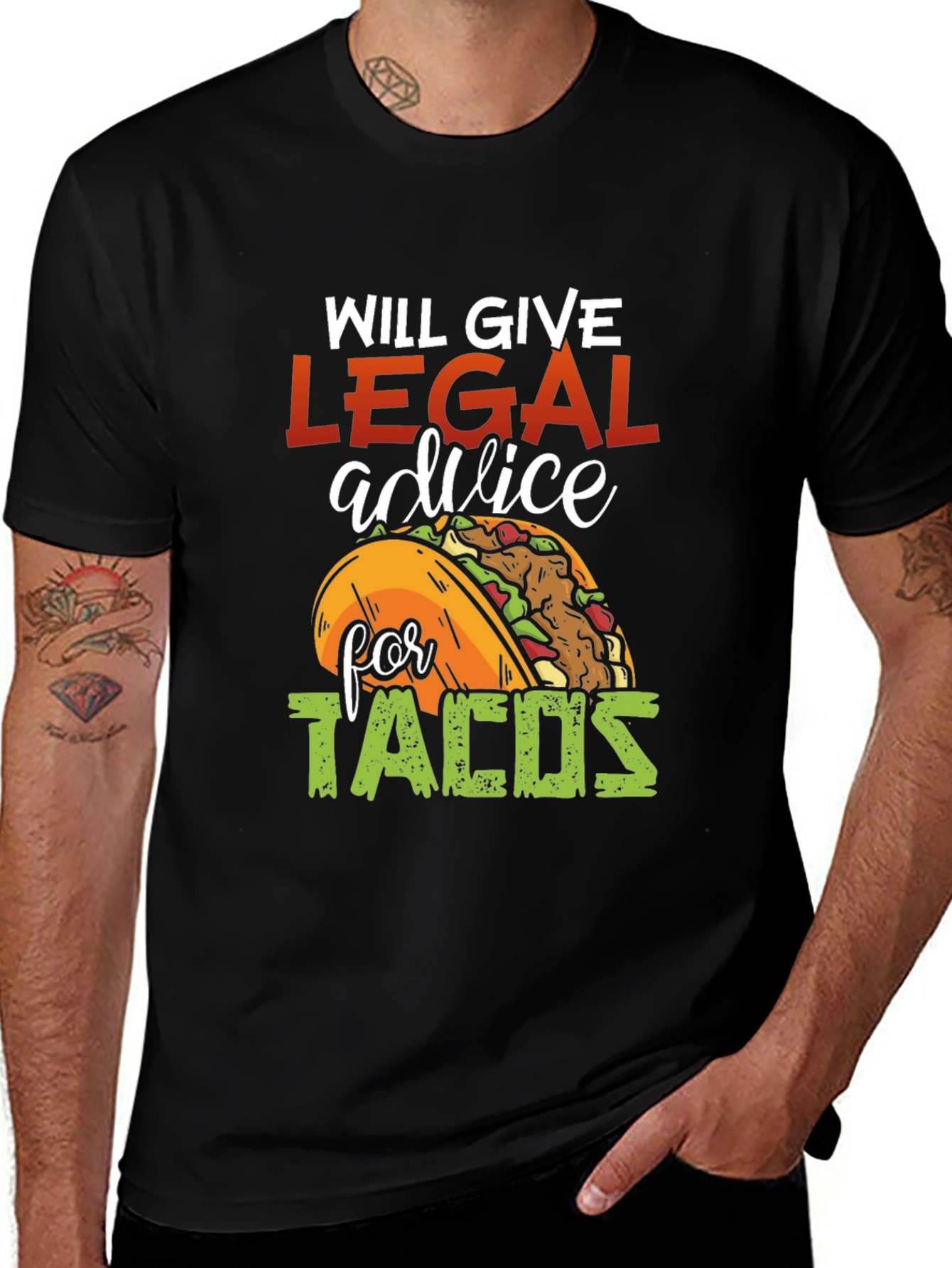 Legal Advice For Tacos Men's T-Shirt