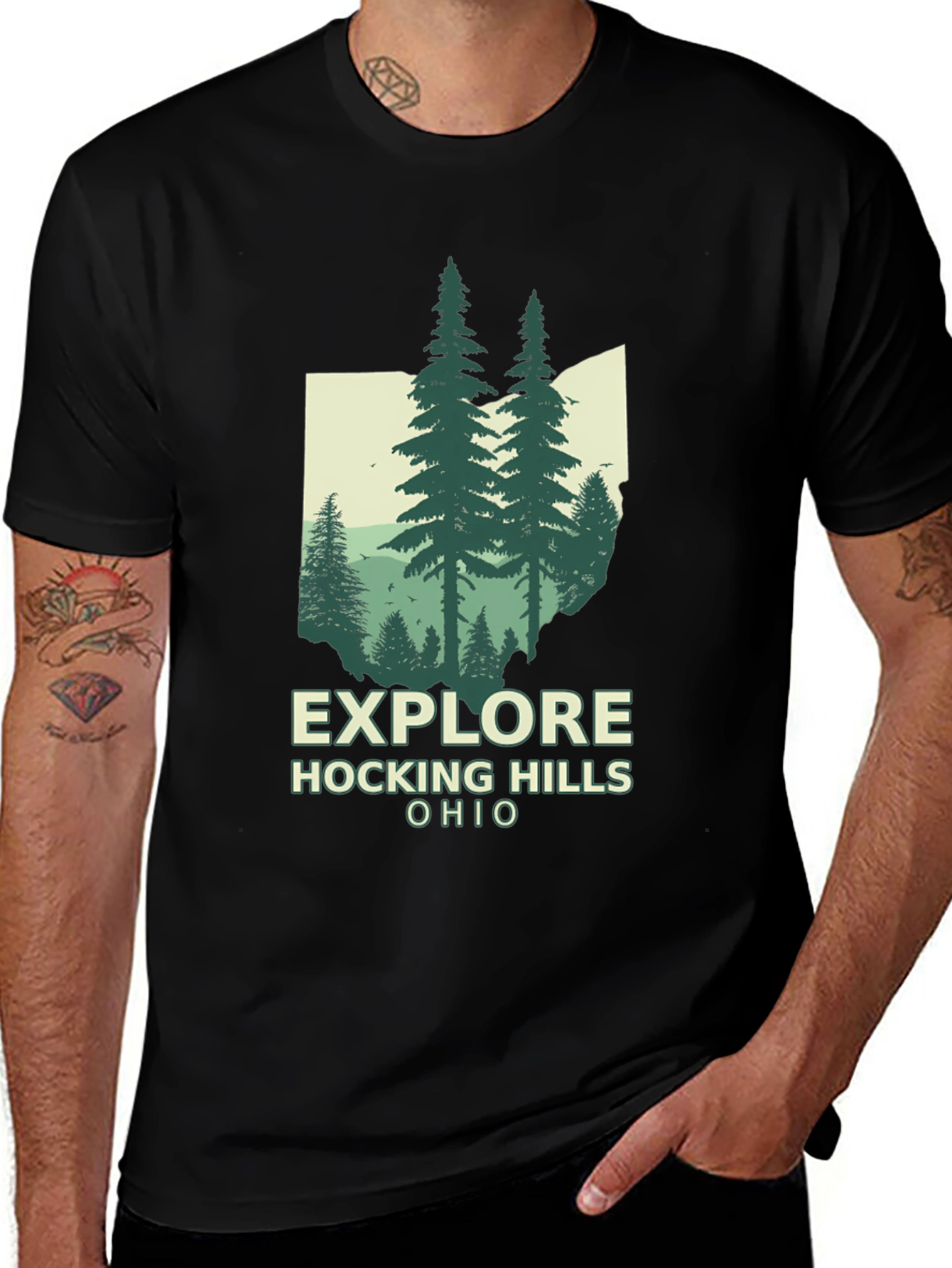 Variant 7 of Explore Hocking Hills Ohio T-Shirt