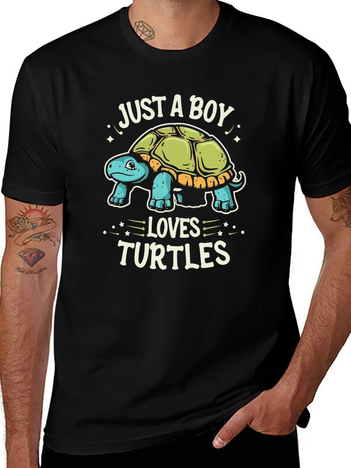 Variant 18 of Just a Boy Who Loves Turtles T-Shirt