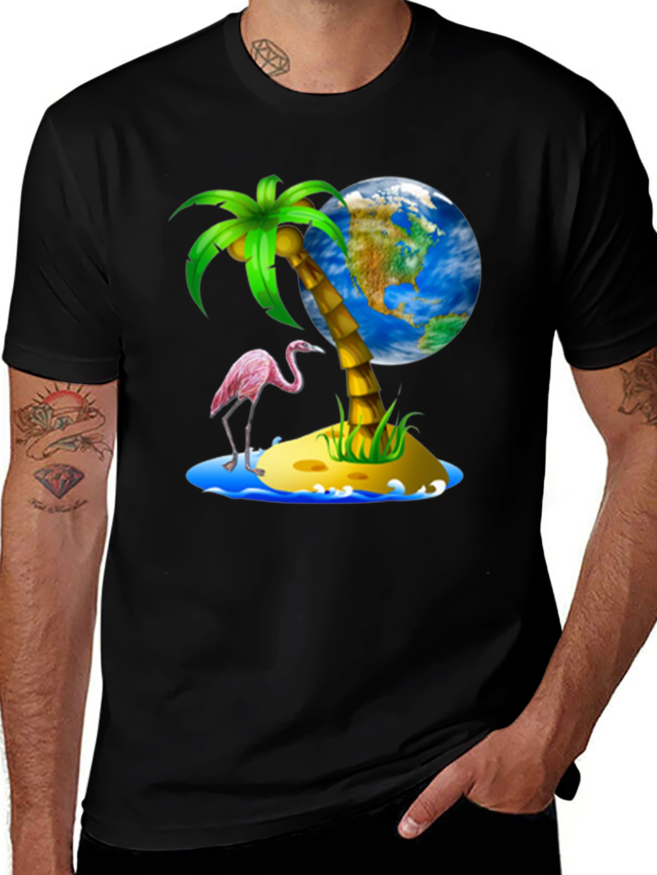 Variant 12 of Tropical Island Graphic Tee