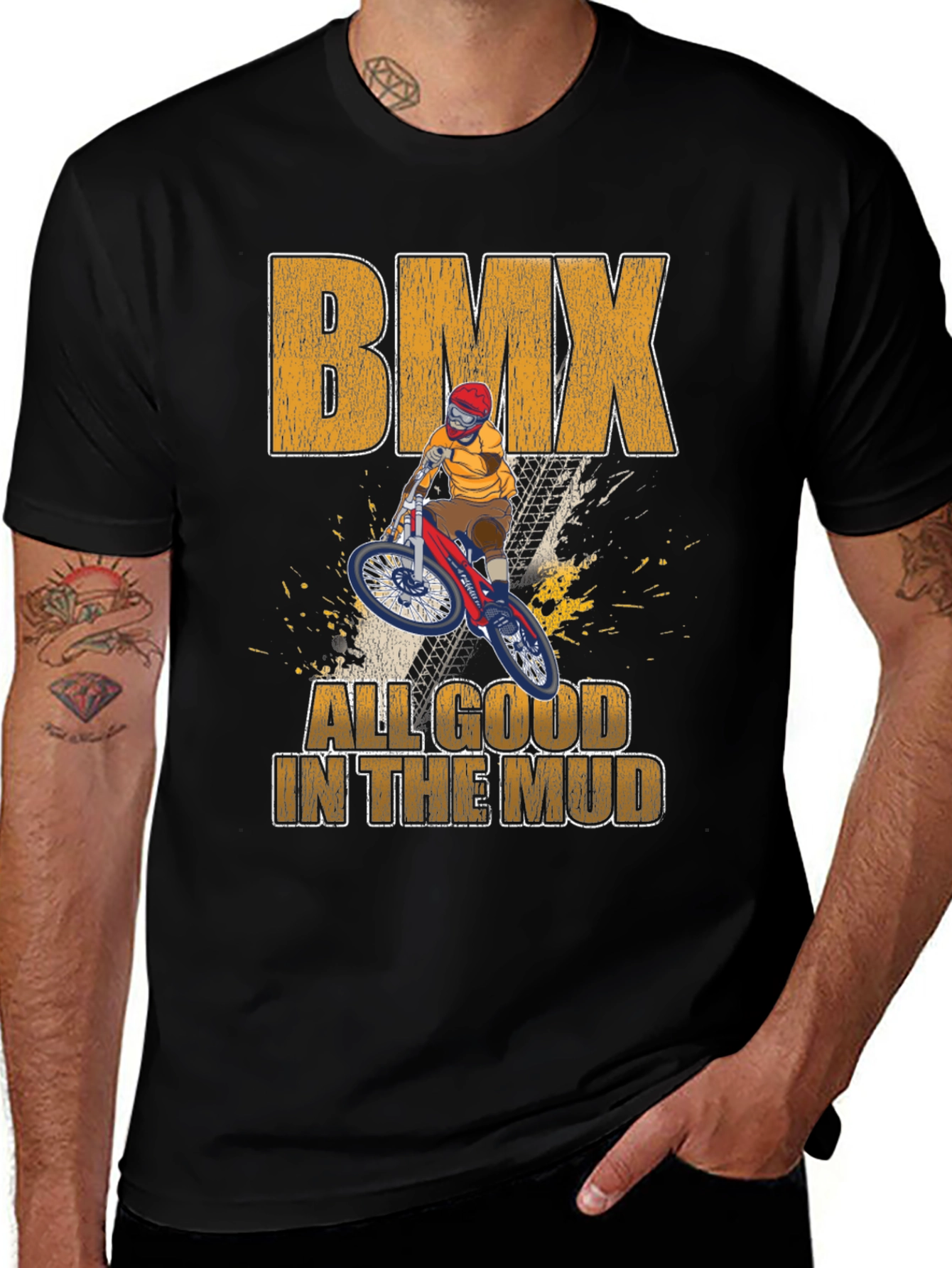 BMX All Good In The Mud Graphic T-Shirt