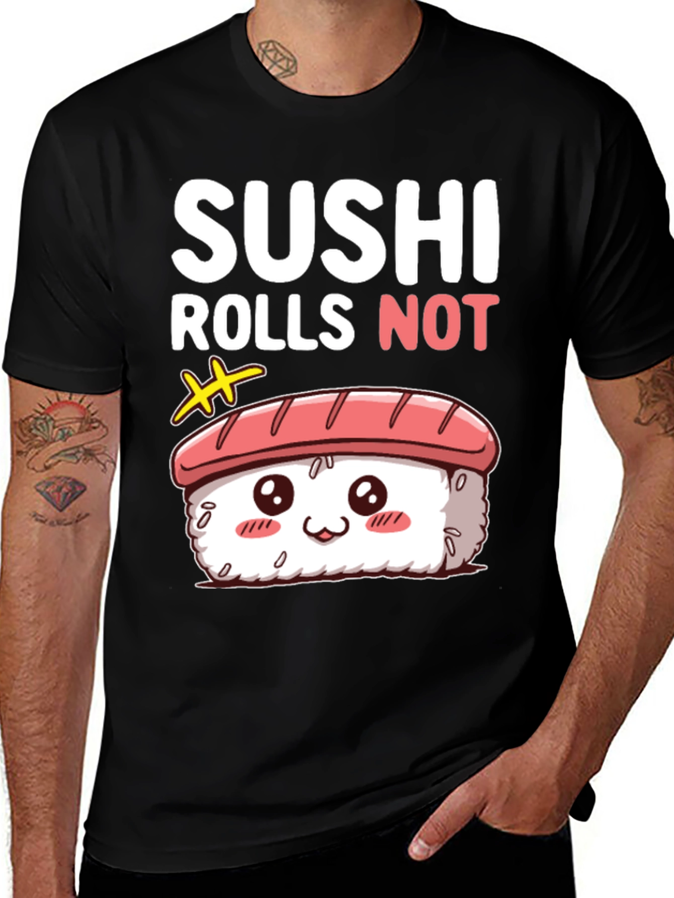 Variant 6 of Sushi Rolls Not Gender Roles T-Shirt