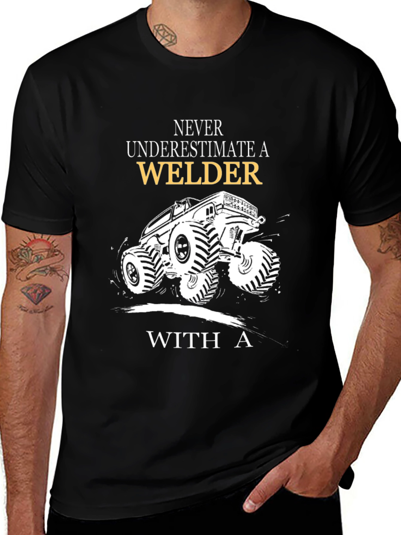 Variant 12 of Welder T-Shirt - Never Underestimate