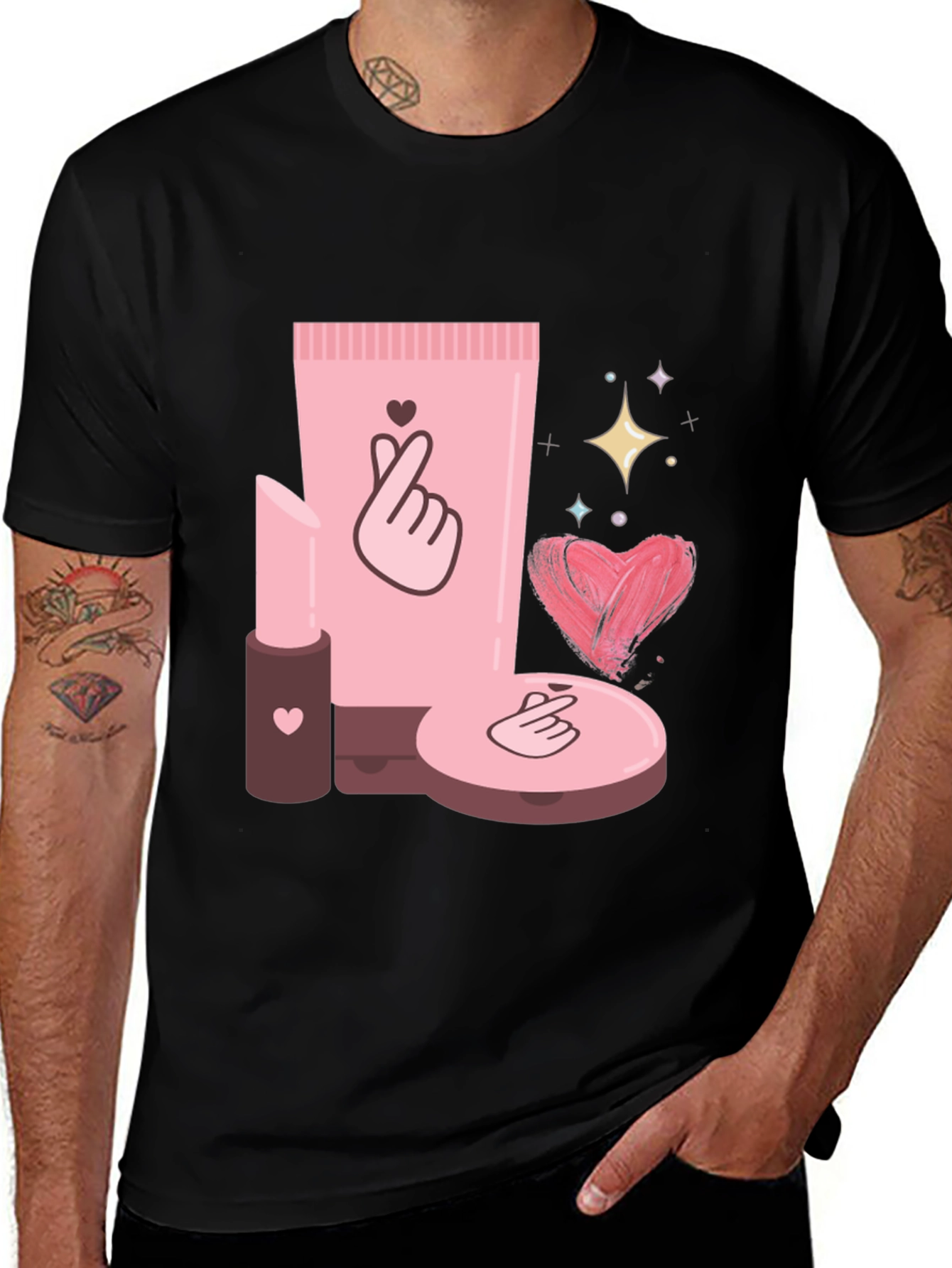 Variant 26 of Cosmetic-Themed Graphic Tee - Stylish & Trendy