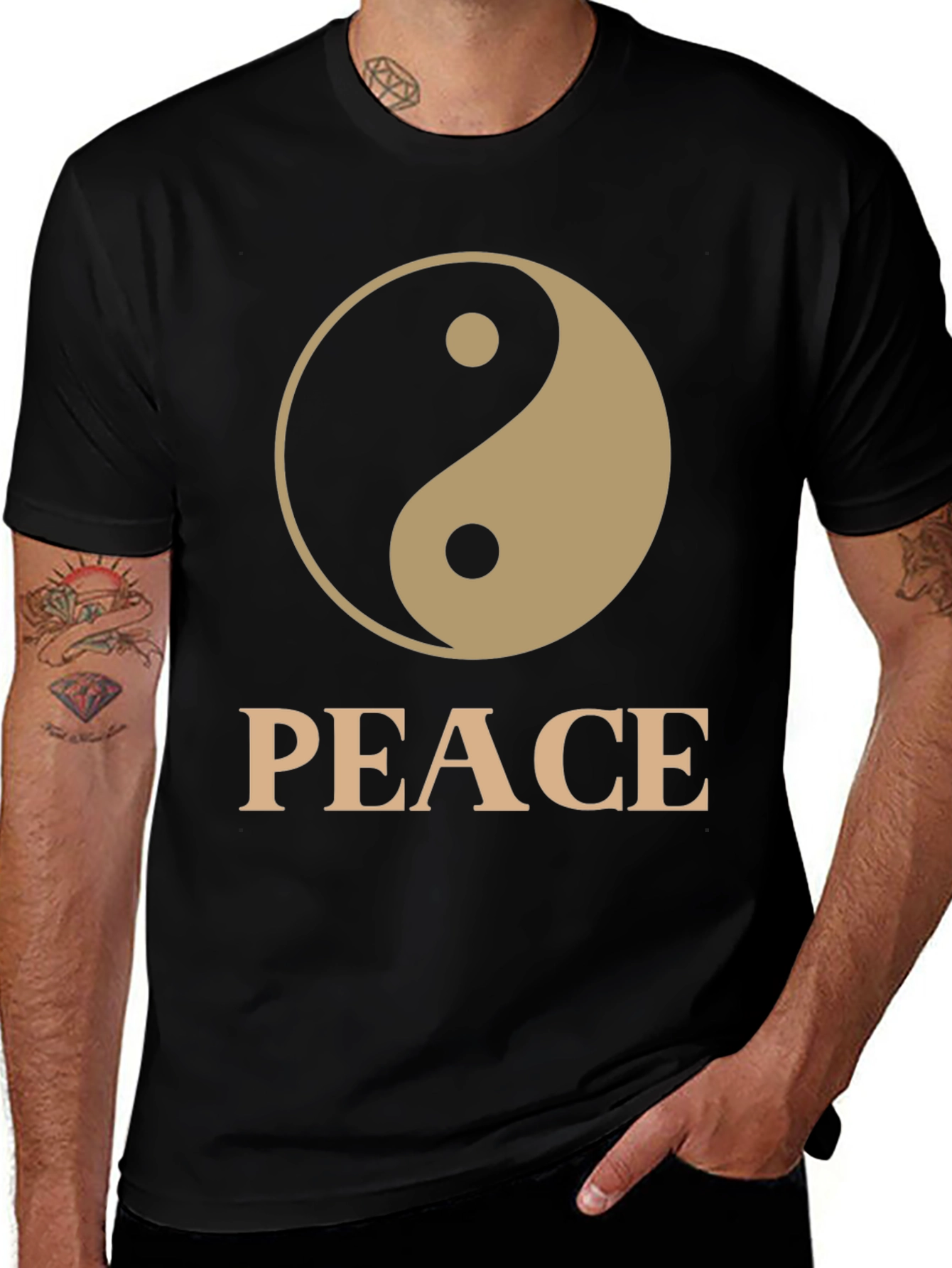 Variant 18 of Yin Yang Peace Graphic Tee