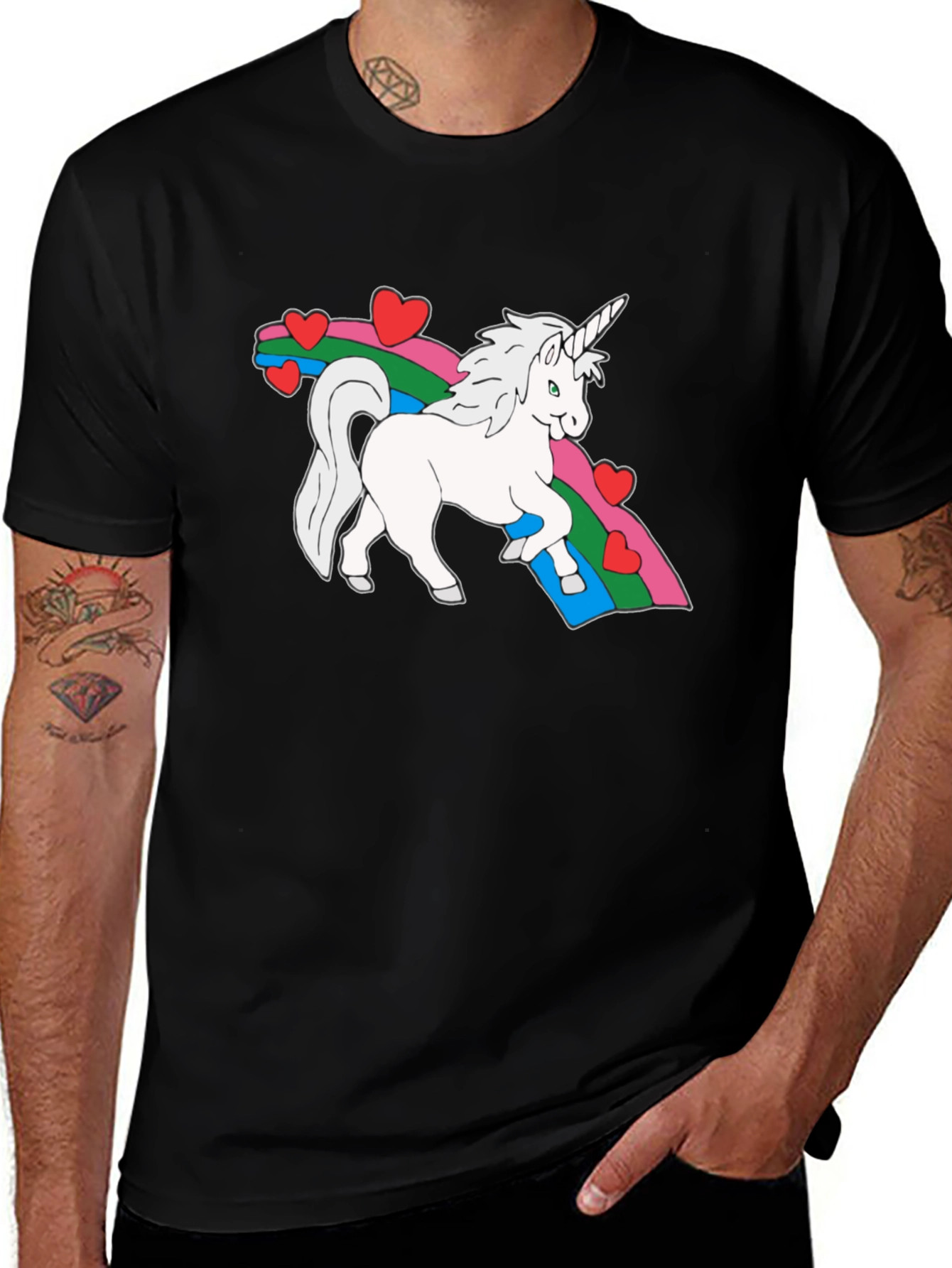 Variant 13 of Unicorn Rainbow Pride T-Shirt