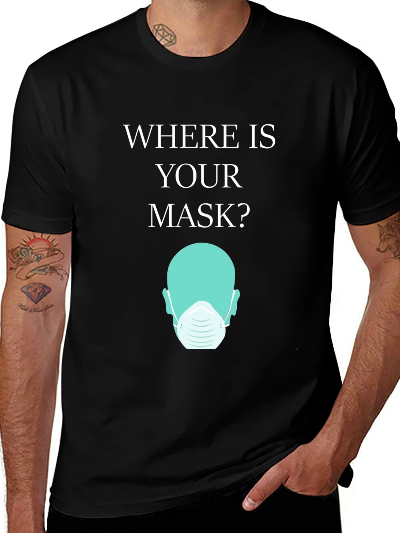 Variant 14 of Where is Your Mask T-Shirt