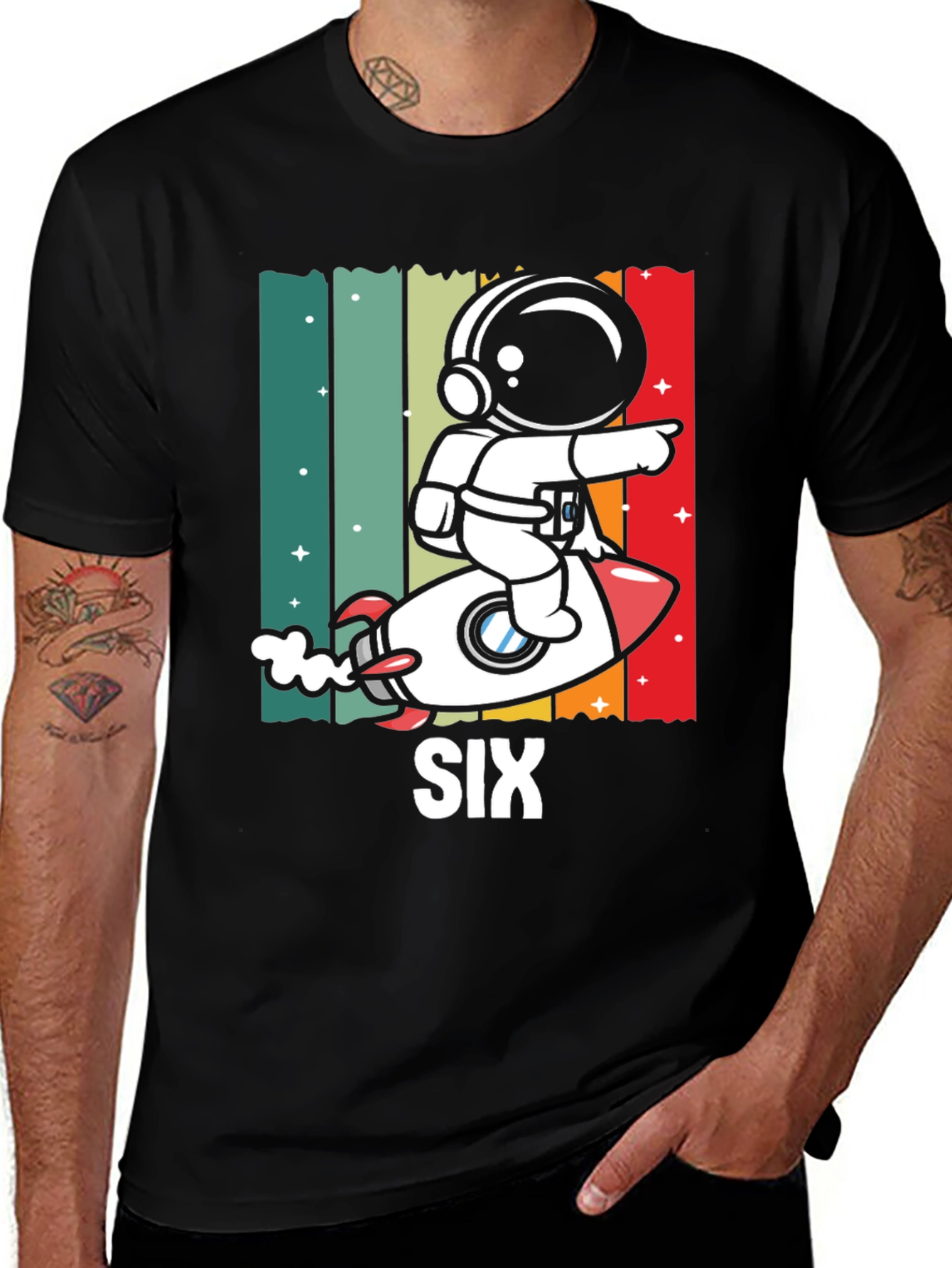 Astronaut 6th Birthday T-Shirt - Space Adventure!