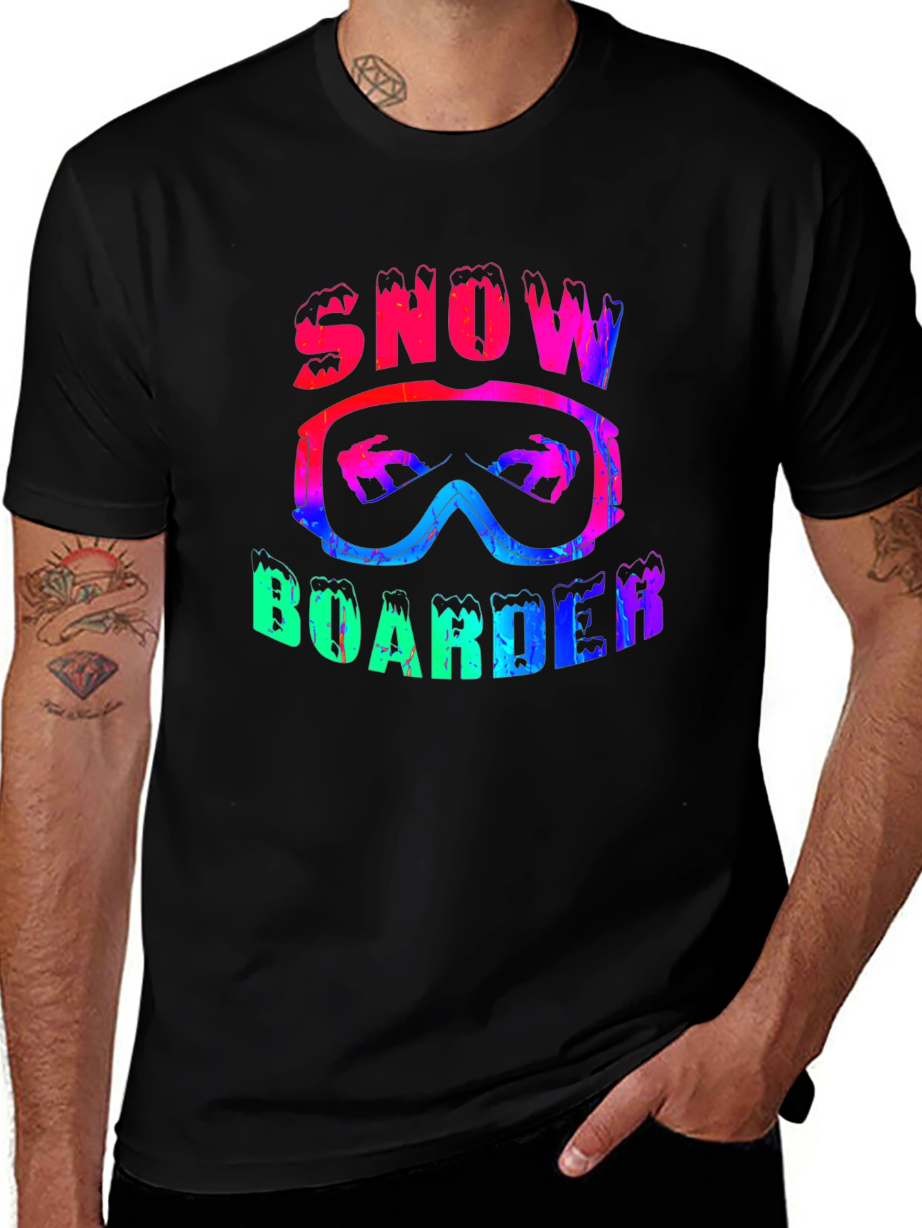 Variant 6 of Snow Boarder Graphic Tee