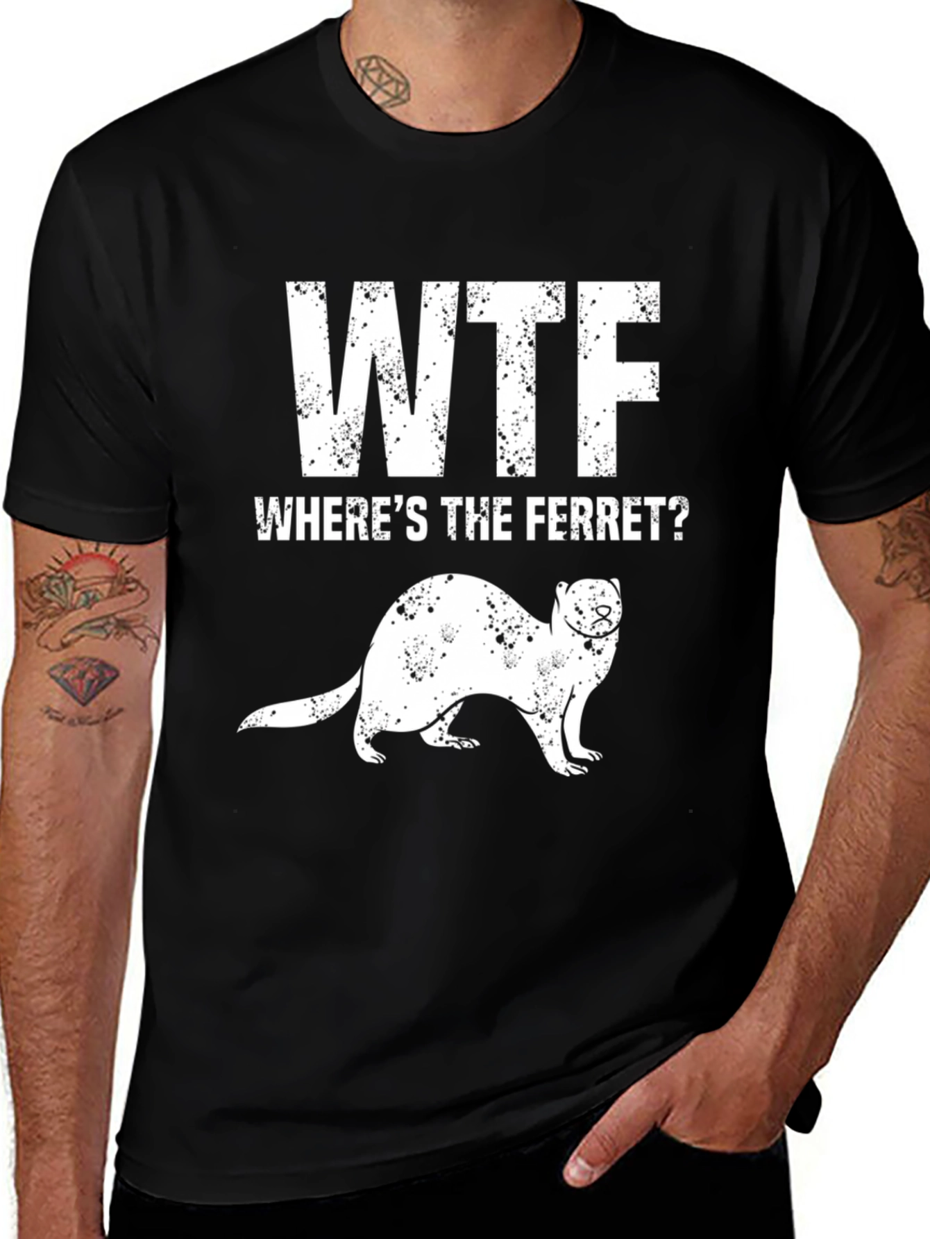 WTF Where's the Ferret? T-Shirt