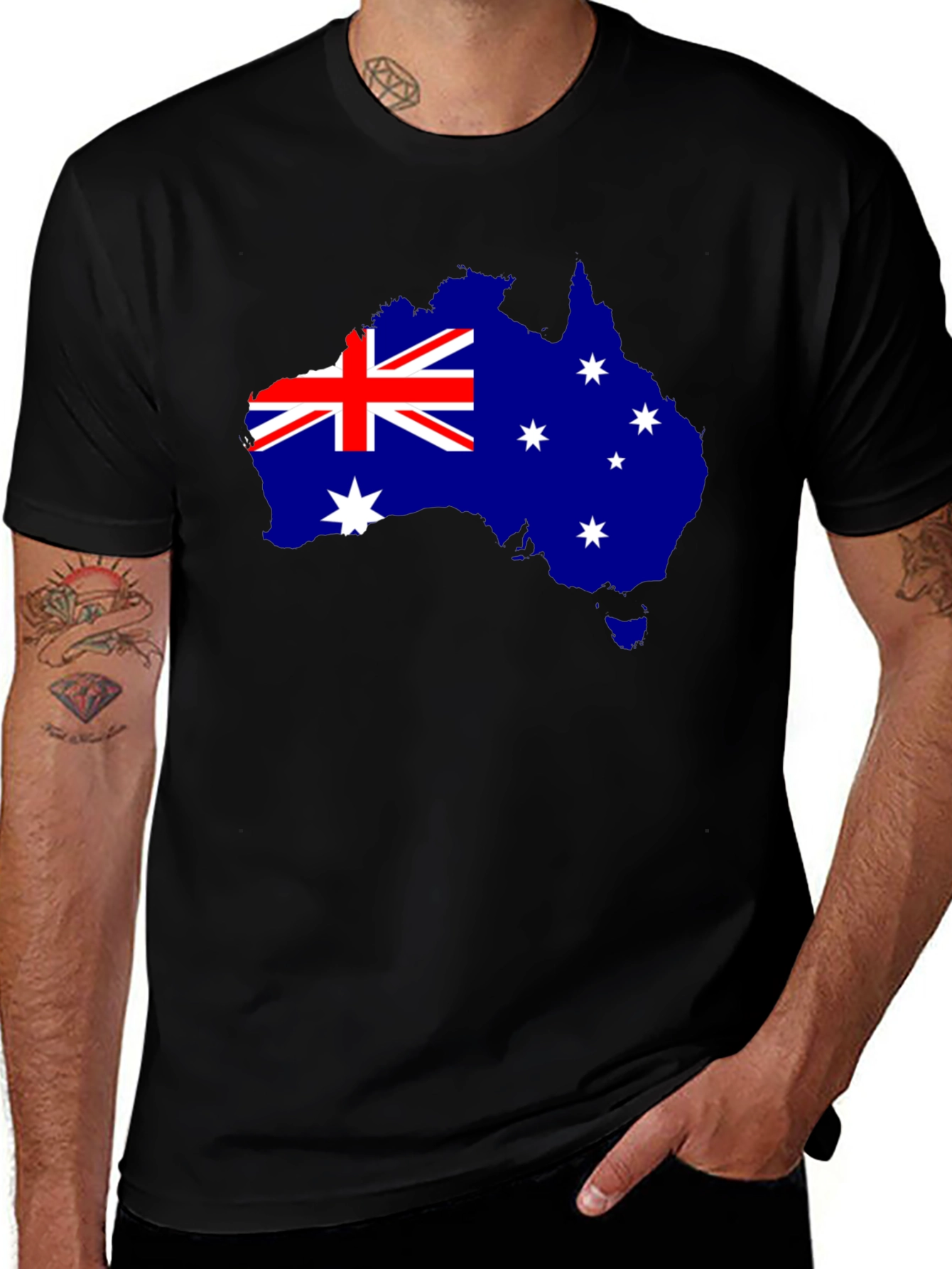 Australia Flag T-Shirt - Stylish Aussie Pride Tee