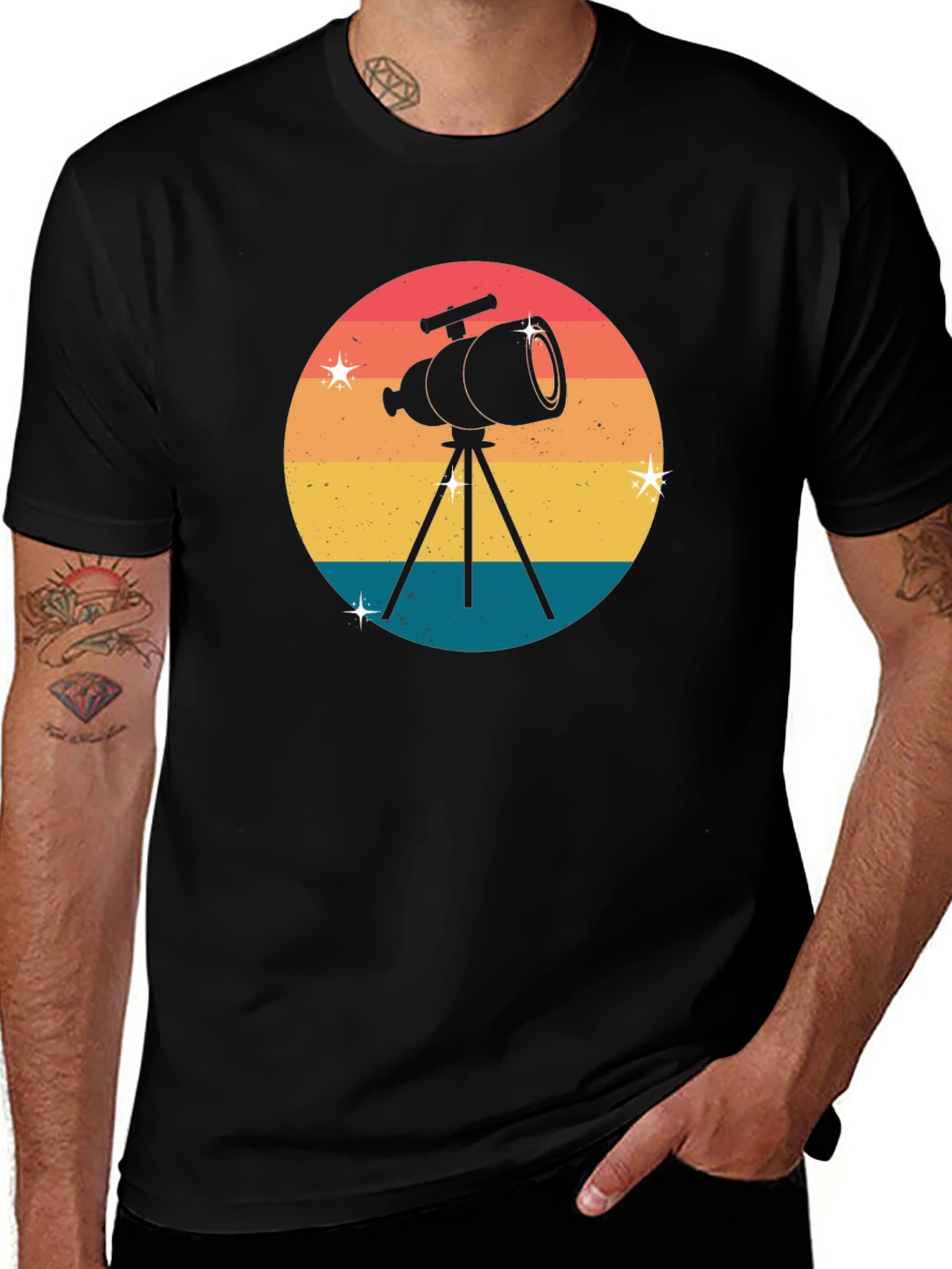 Variant 15 of Telescope Sunset Graphic Tee