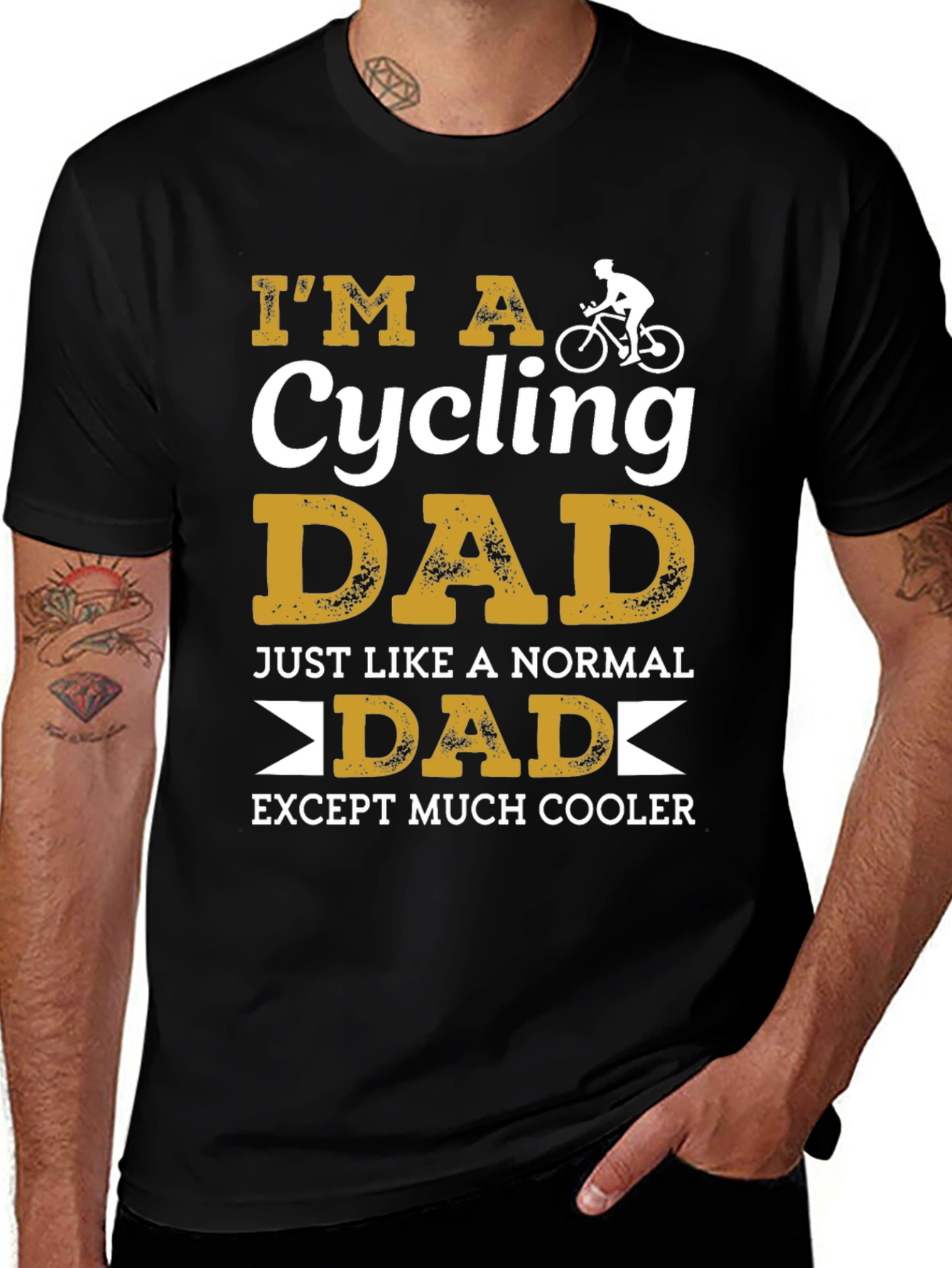 Cycling Dad T-Shirt - Cool Father's Day Gift