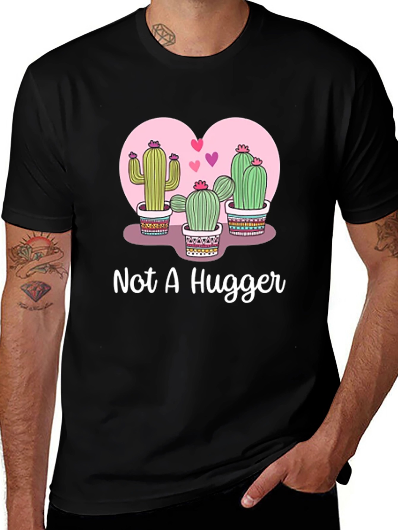 Not A Hugger Cactus T-Shirt
