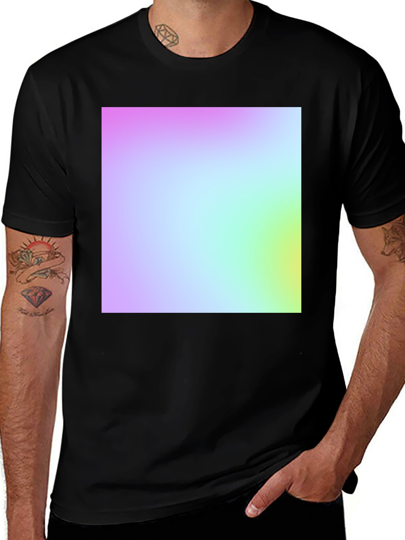 Gradient Square Tee
