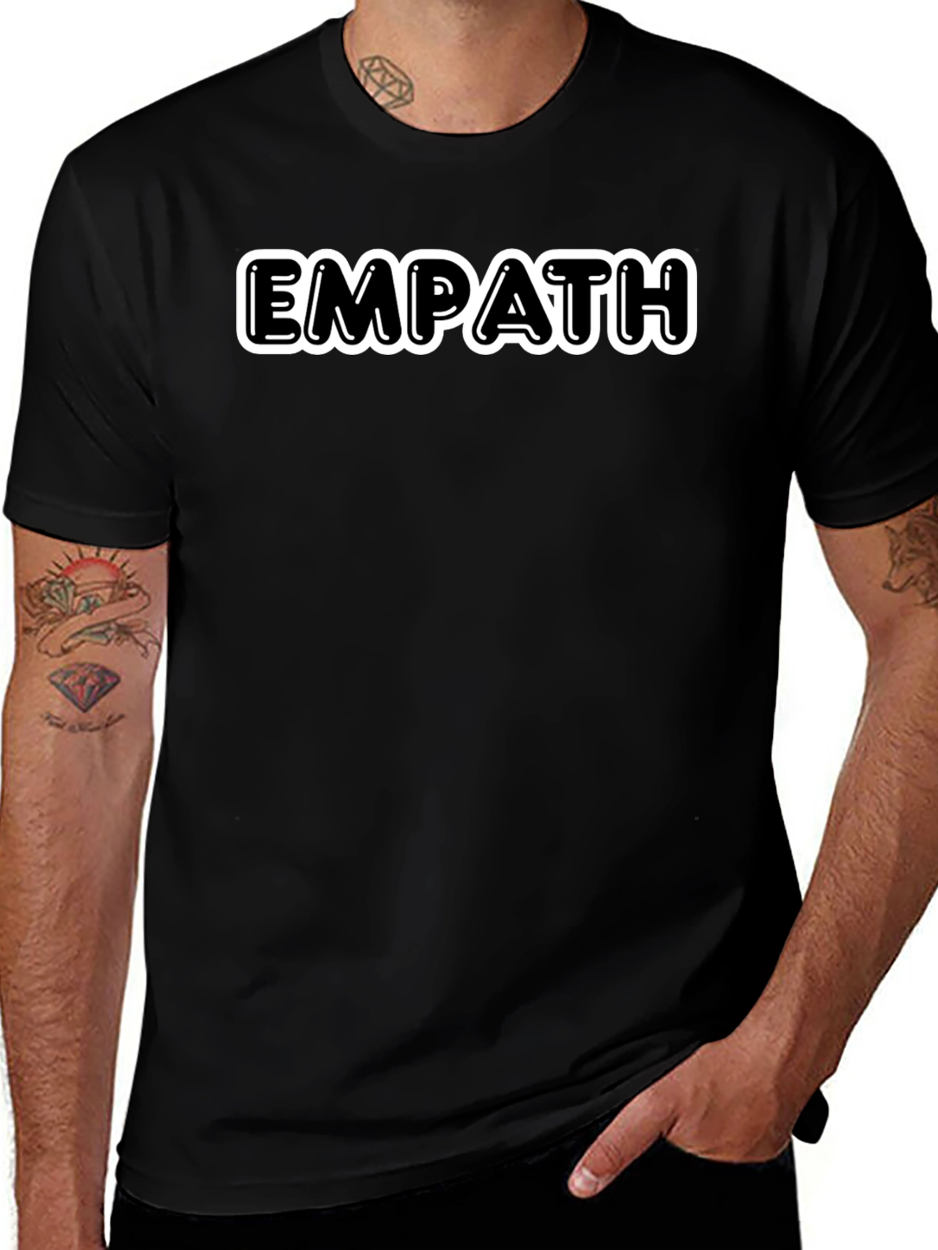 Empath T-Shirt - Black Cotton Blend