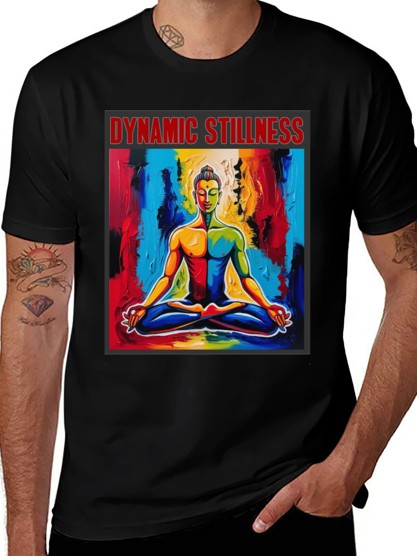 Variant 22 of Dynamic Stillness Graphic T-Shirt