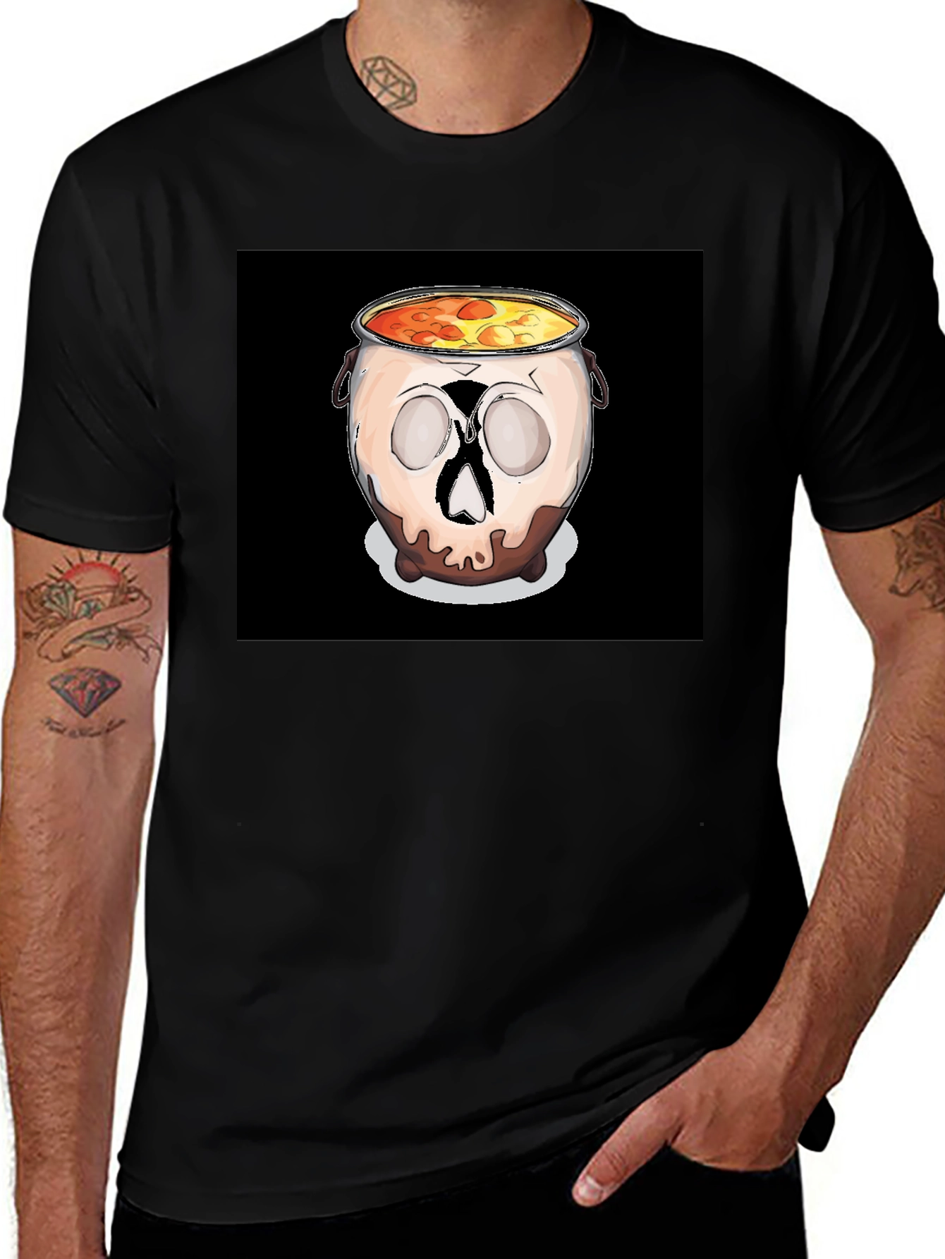 Variant 11 of Skull Cauldron Graphic Tee