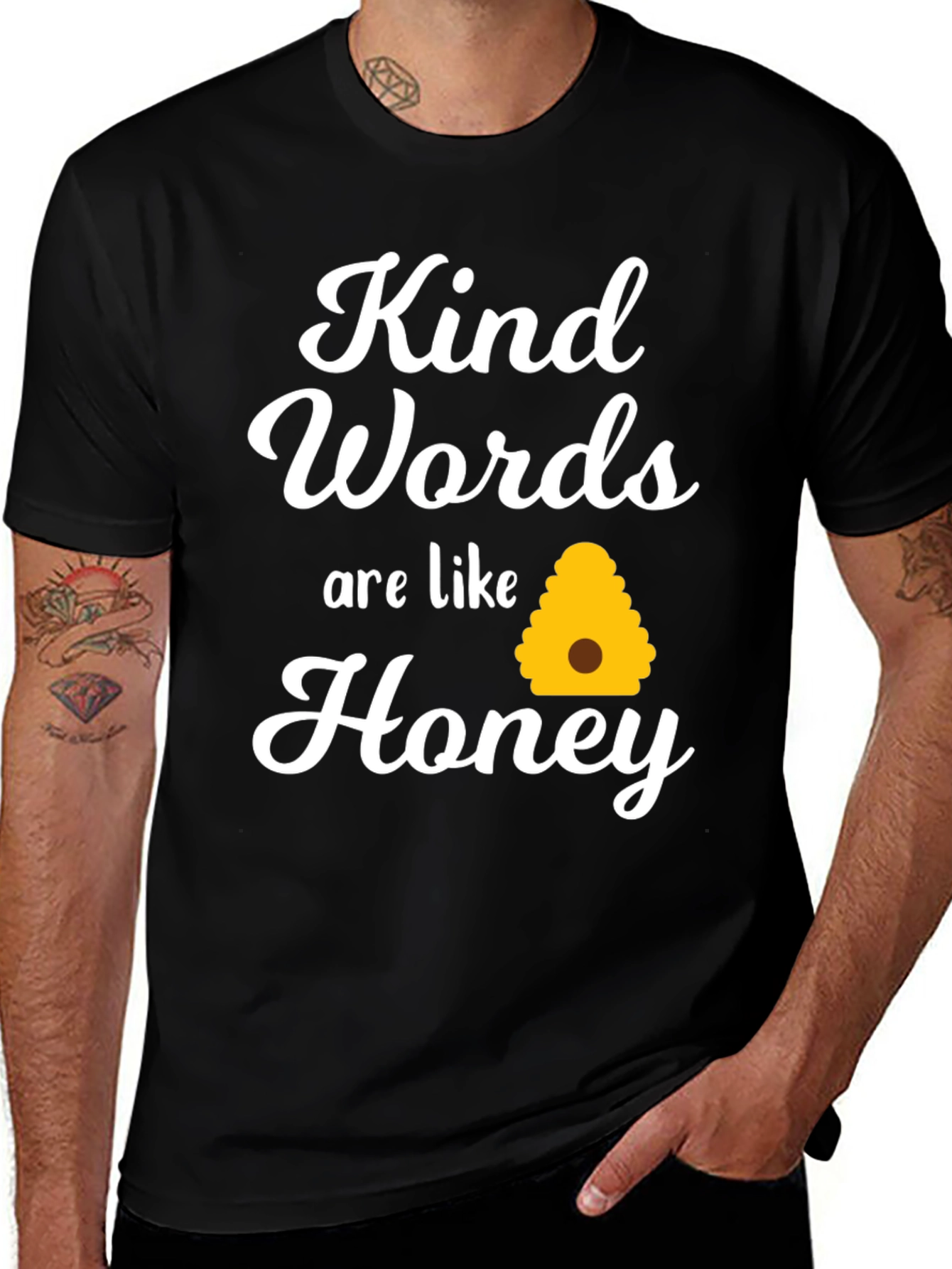Variant 30 of Kind Words Honey T-Shirt - Inspiring Comfort