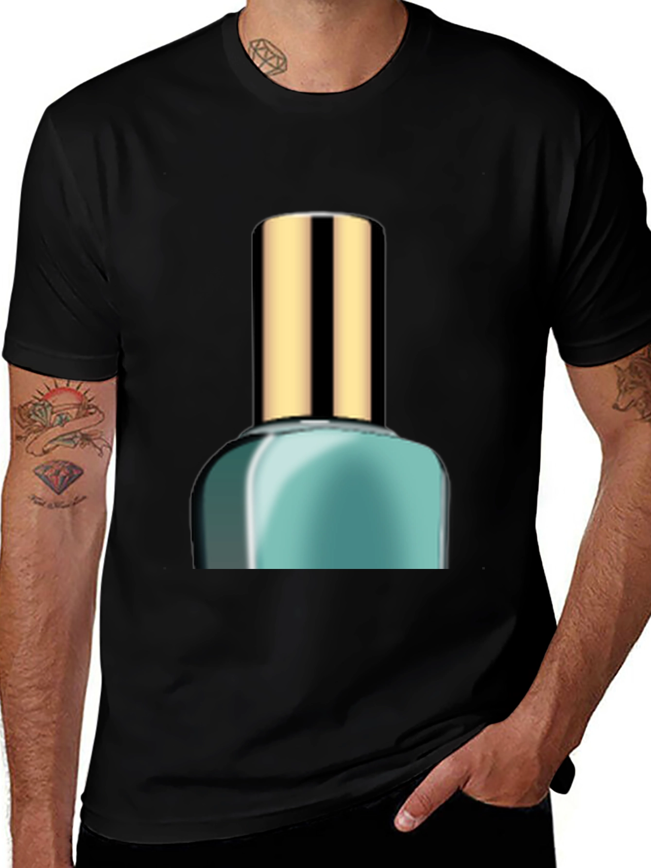 Variant 15 of Trendy Nail Polish Graphic Tee - Modern Style