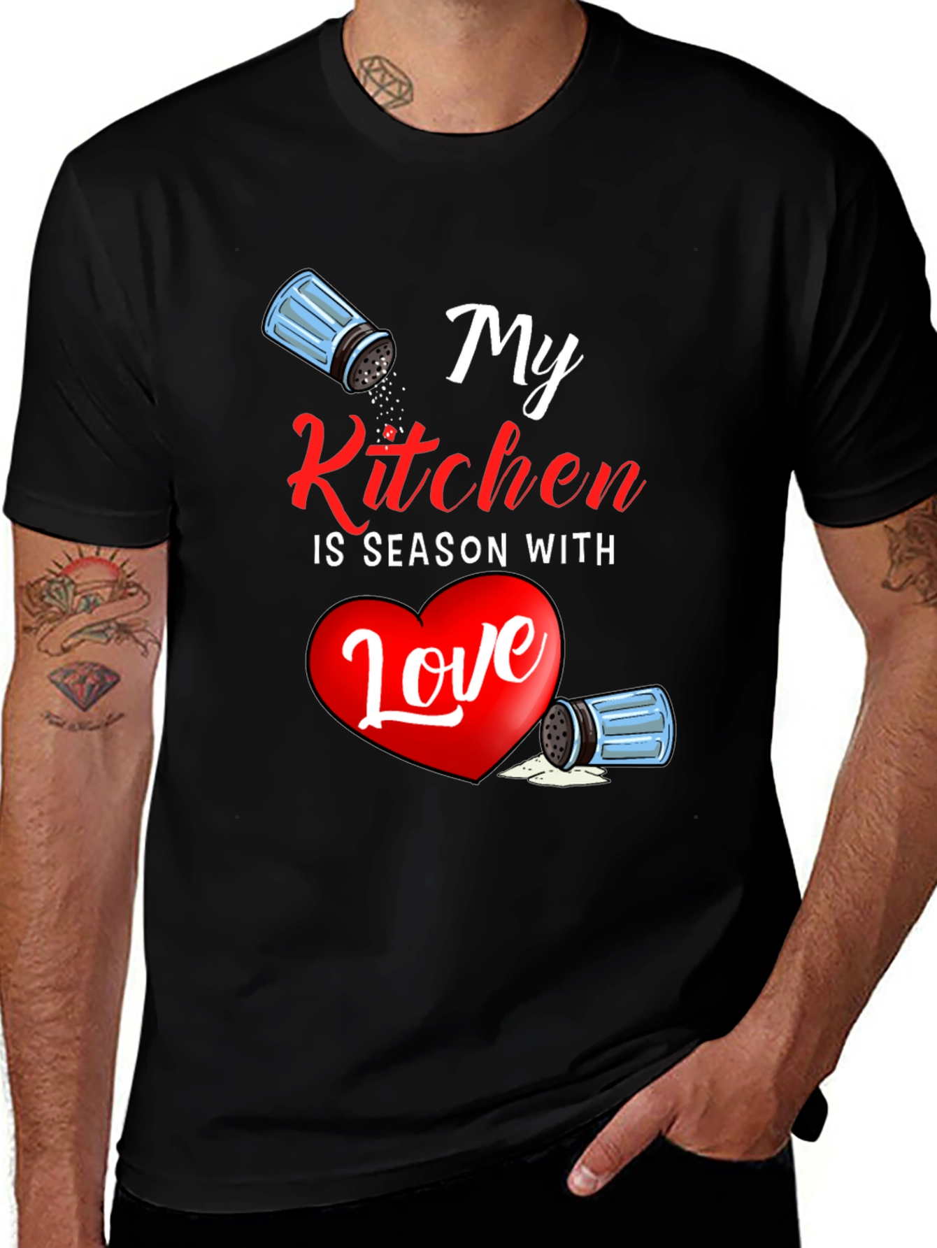 Variant 17 of Kitchen Seasoned with Love Graphic Tee