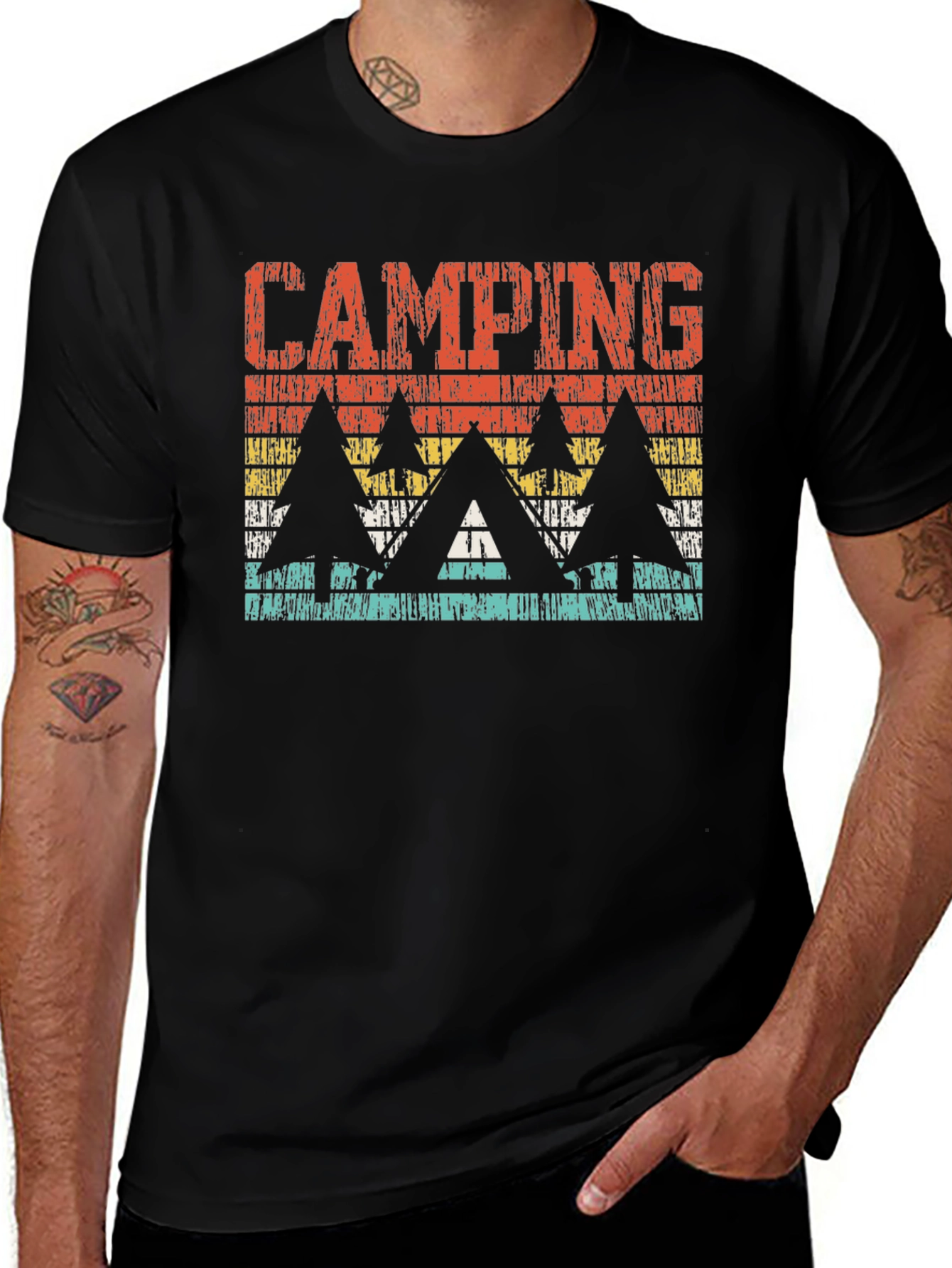 Variant 24 of Vintage Camping Graphic Tee - Retro Outdoor Adventure Shirt