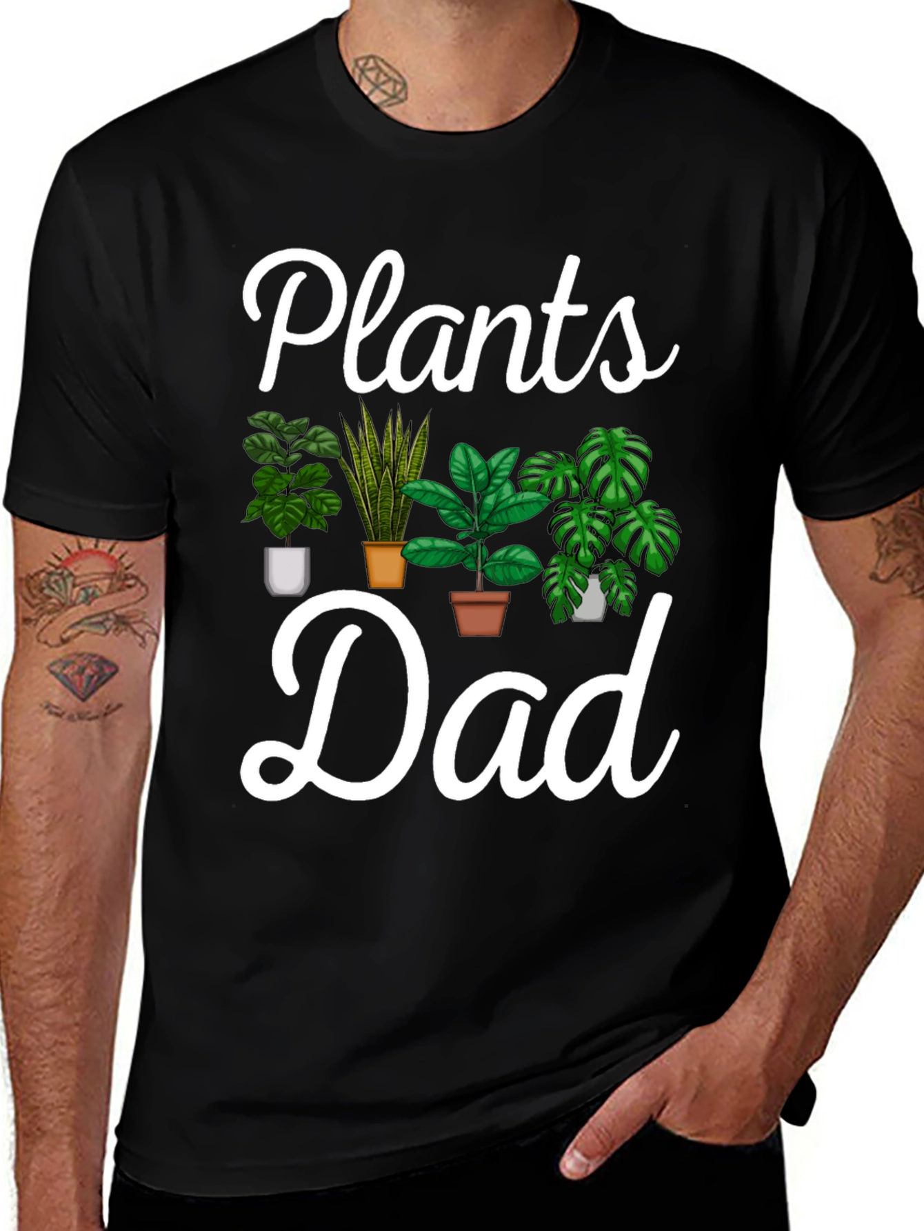 Variant 9 of Plants Dad Graphic Tee