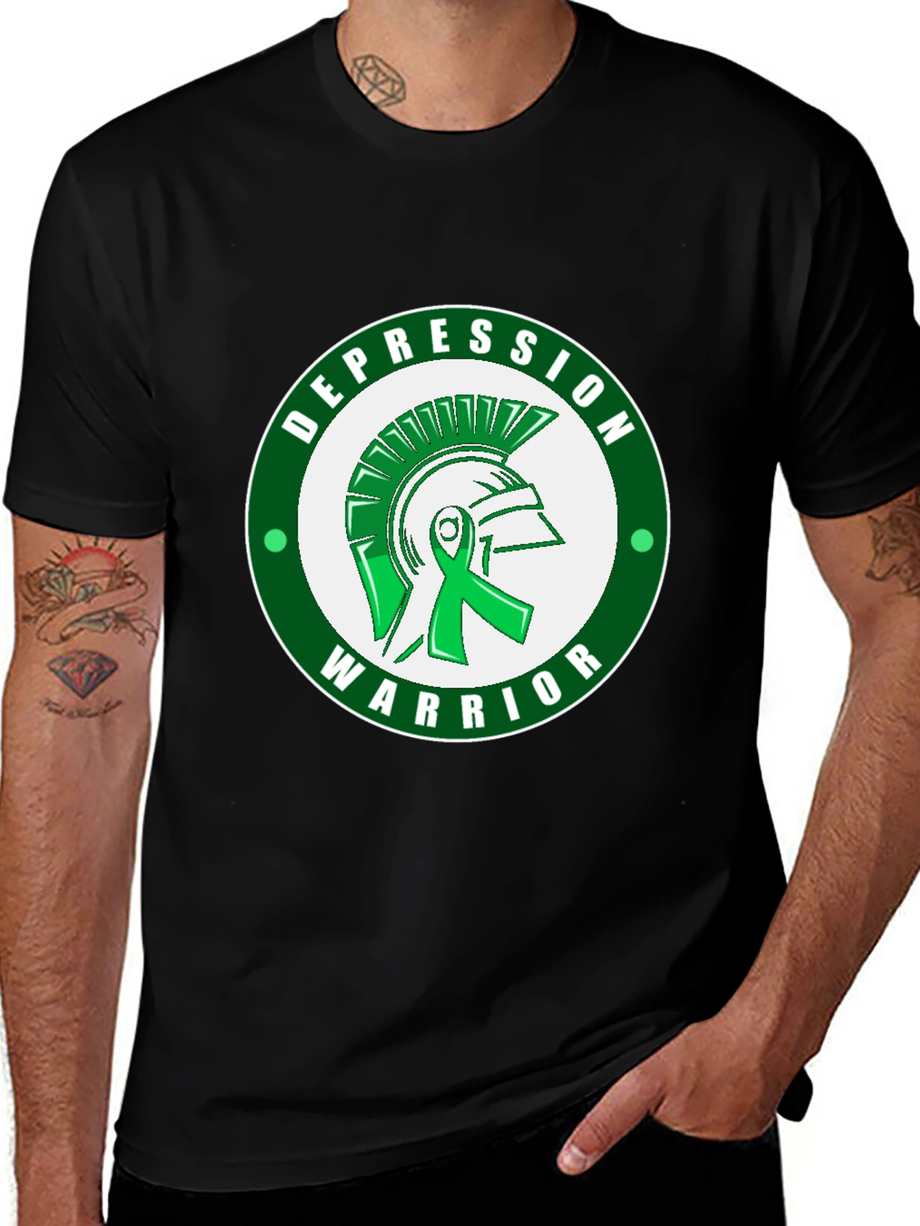 Depression Warrior T-Shirt - Mental Health Awareness Tee