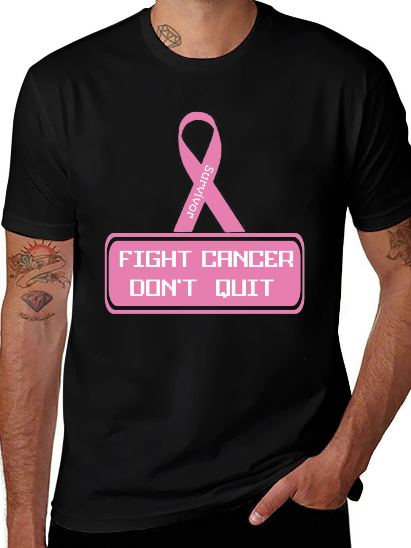 Variant 12 of Fight Cancer T-Shirt