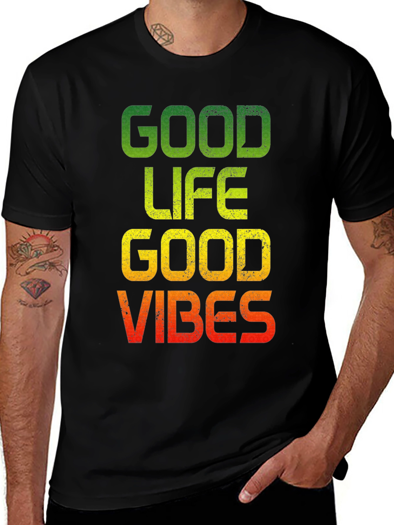 Variant 11 of Good Life Good Vibes Graphic Tee