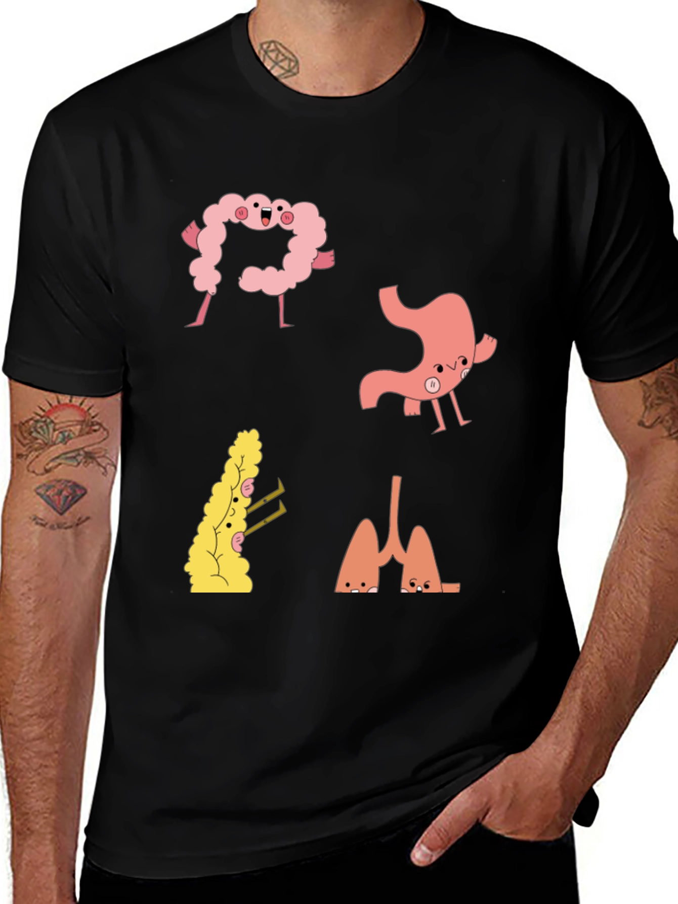 Variant 23 of Anatomical Humor Tee - Funny Organ T-Shirt