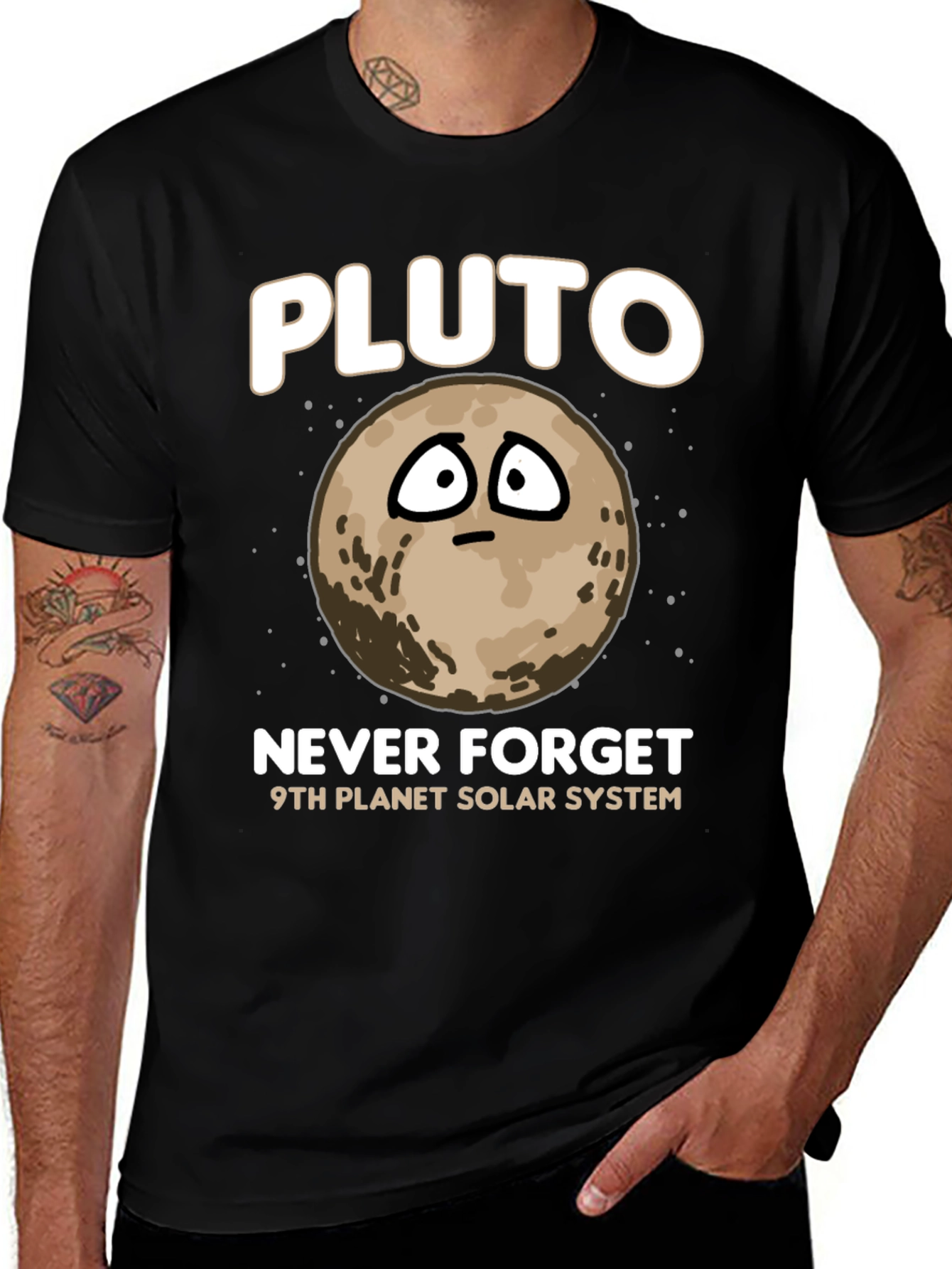 Pluto Never Forget Funny T-Shirt
