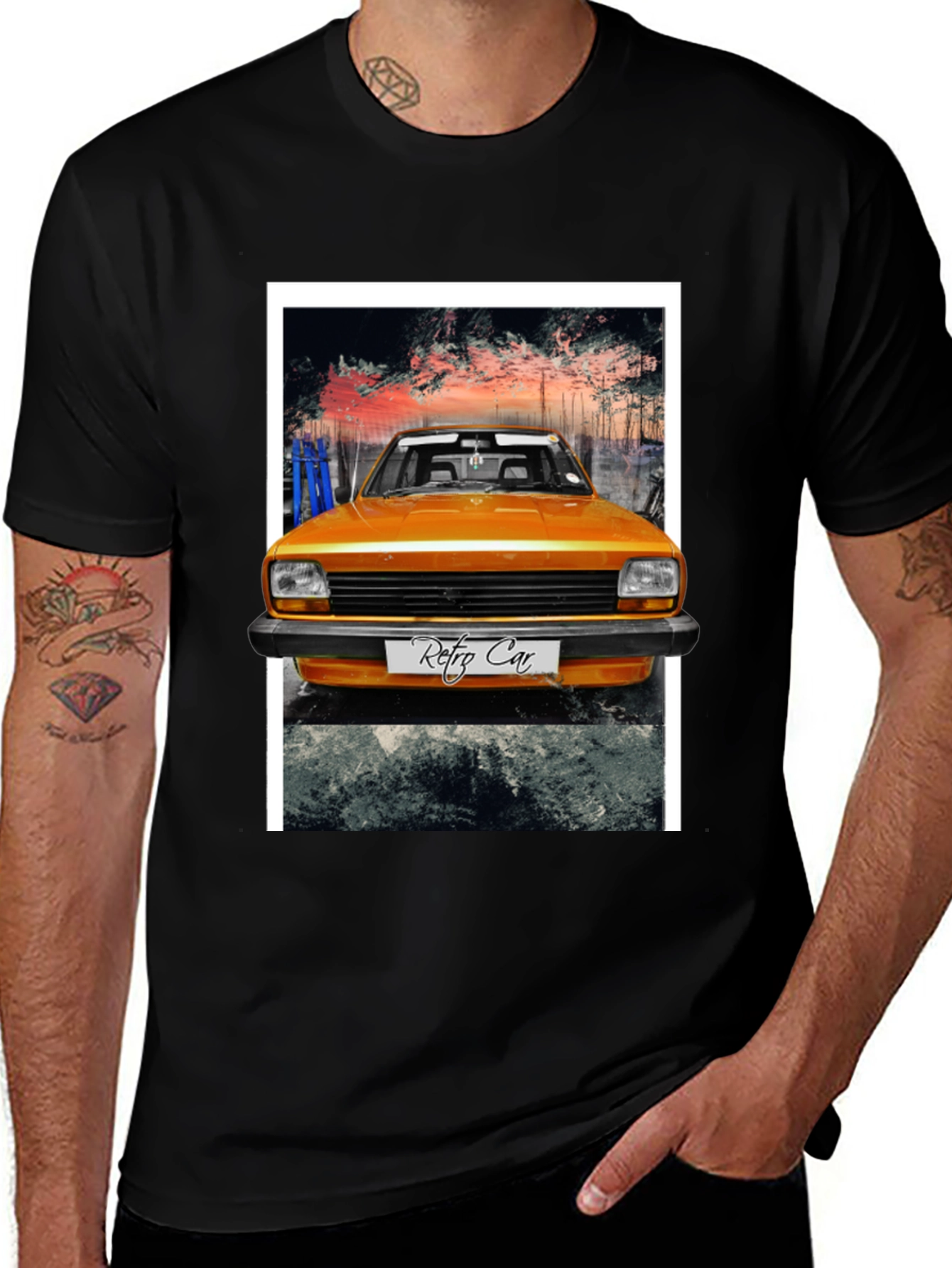 Variant 22 of Retro Car Graphic T-Shirt - Cool Vintage Style