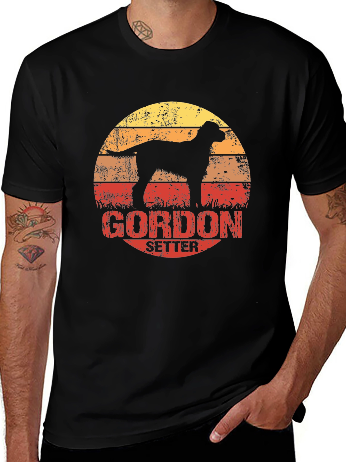 Gordon Setter Graphic Tee - Dog Lover Shirt