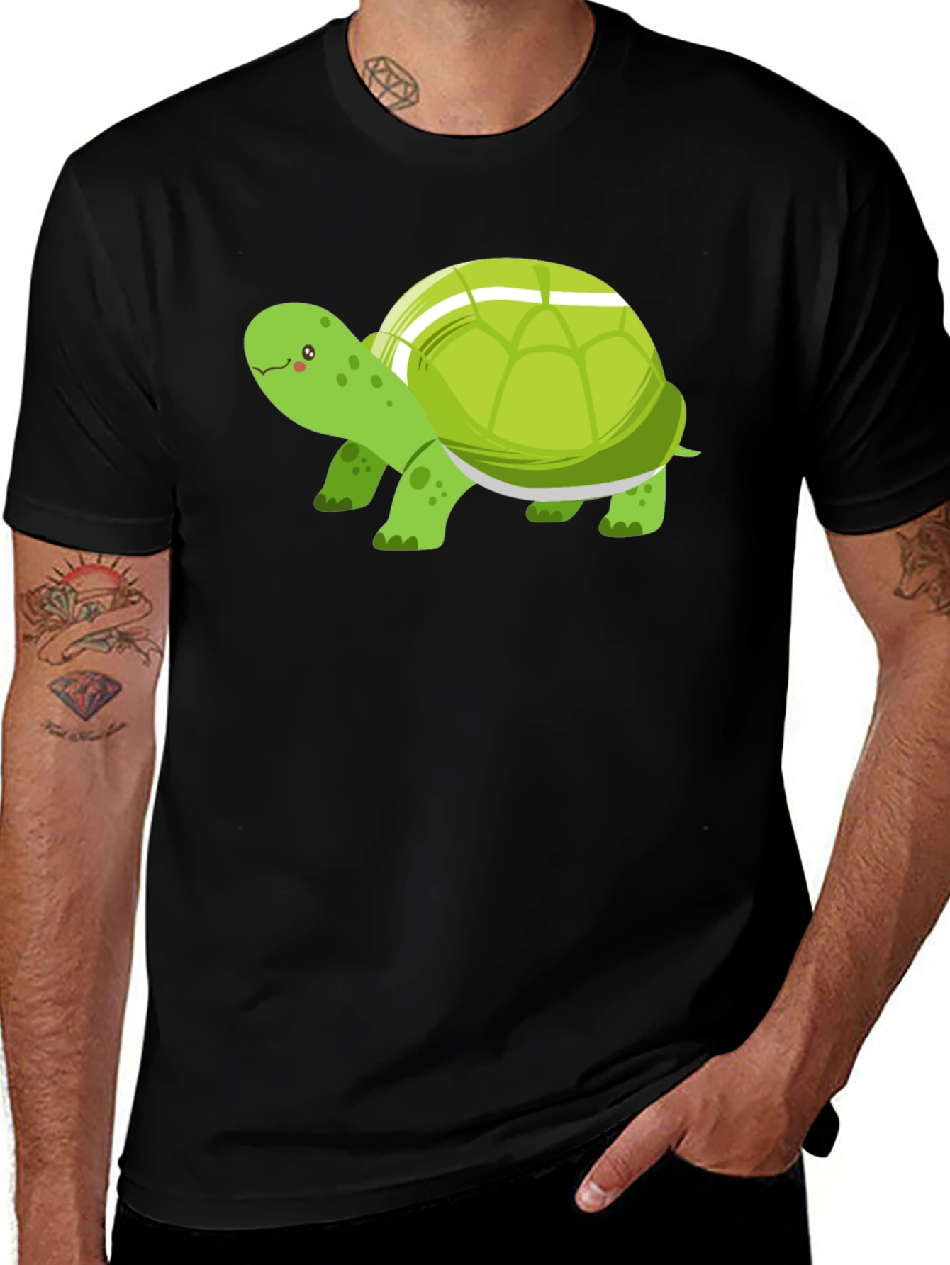 Variant 5 of Turtle Tennis Ball T-Shirt