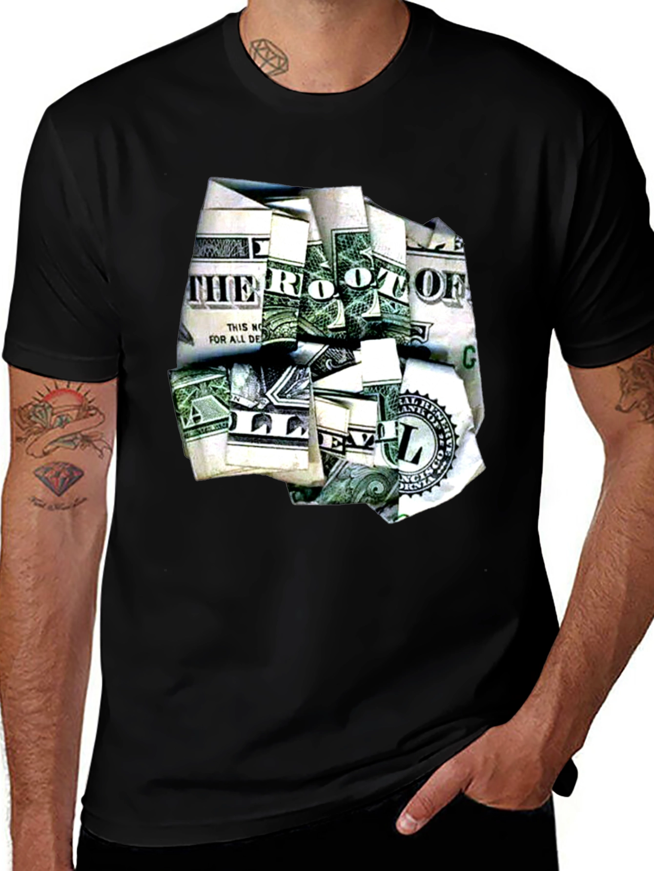 Money T-Shirt - The Root of All Evil Design