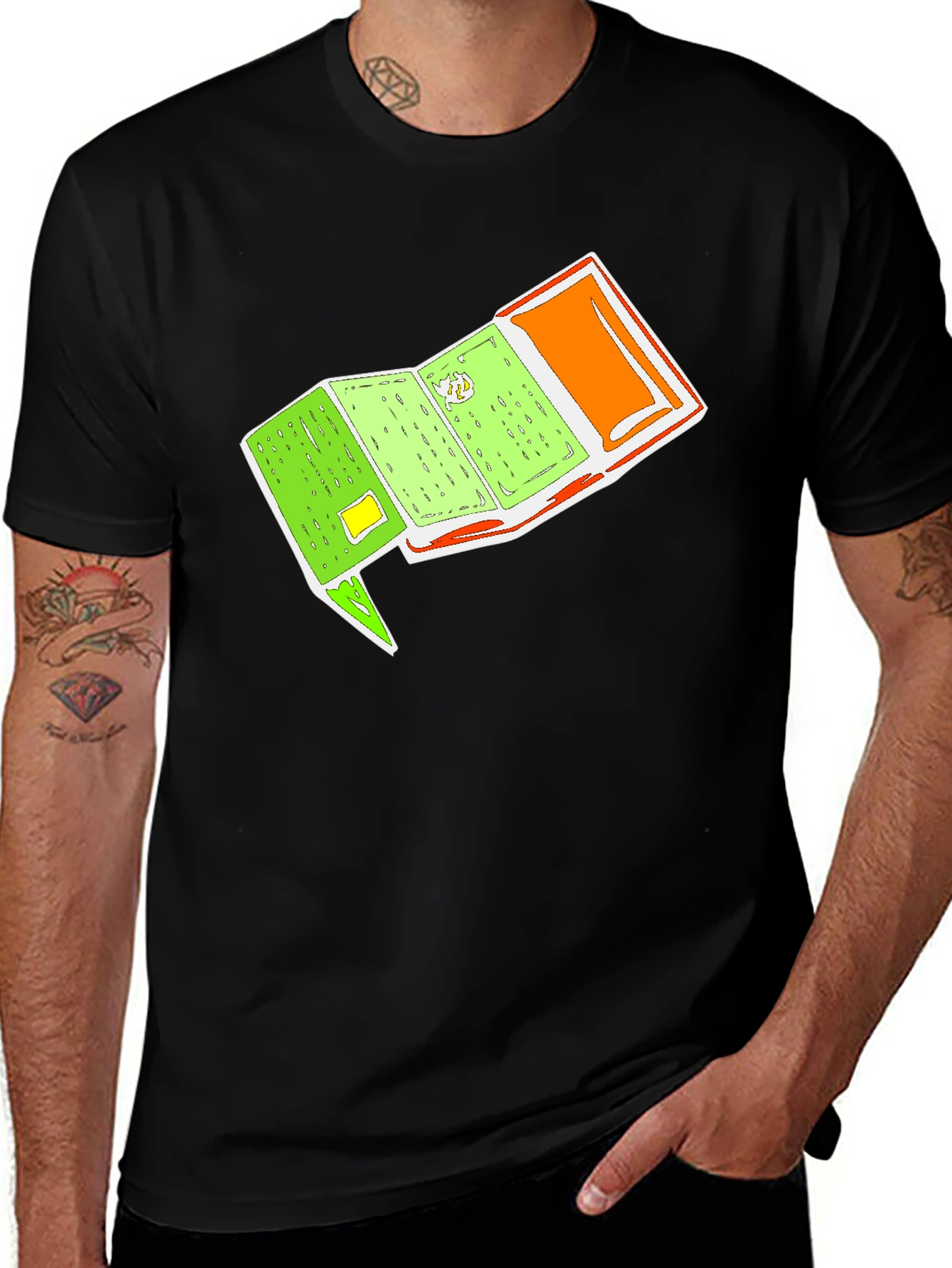 Variant 26 of Cartoon Passport Graphic Tee - Unique Travel Shirt