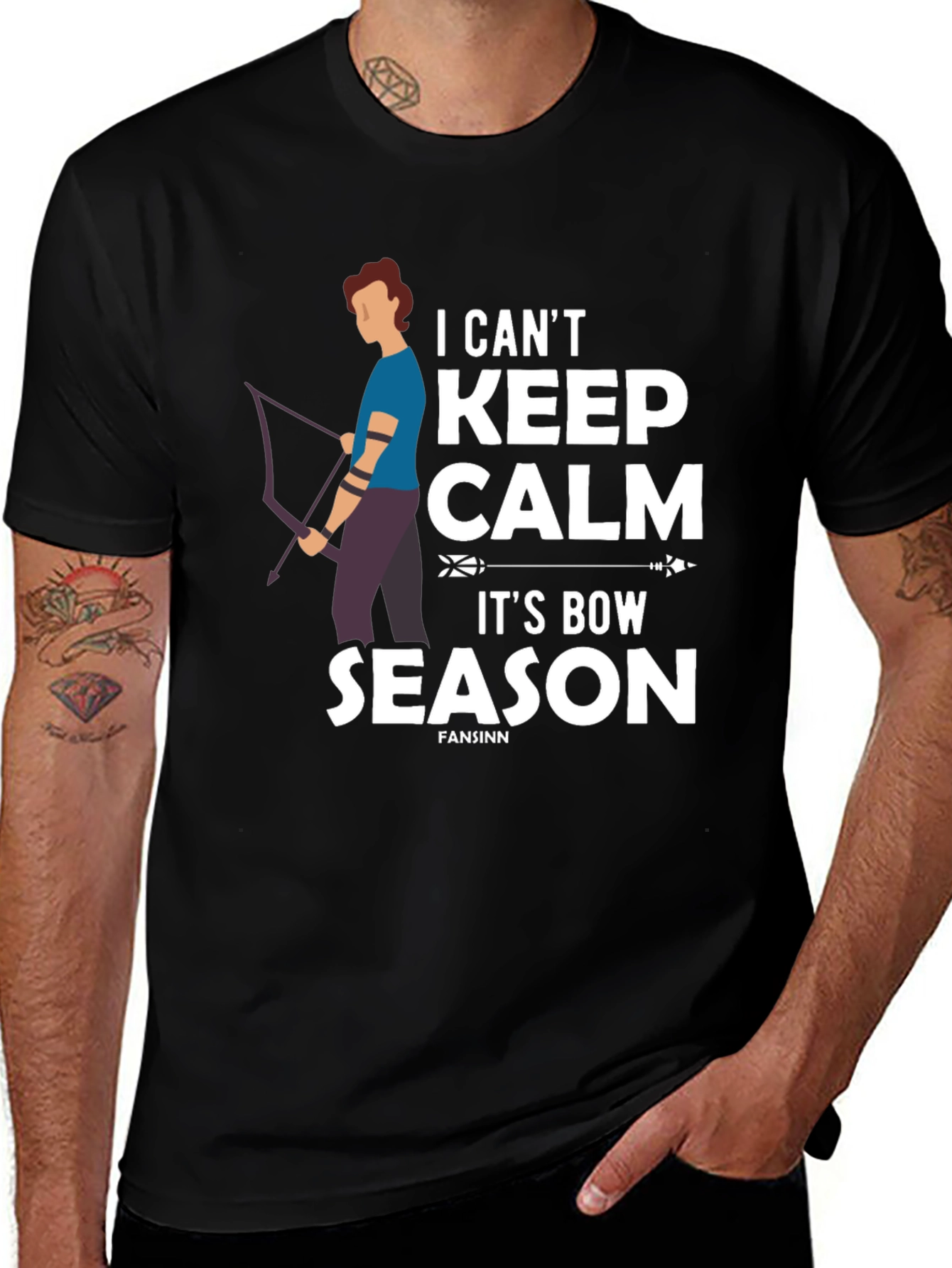 Variant 23 of Bow Season T-Shirt: I Can't Keep Calm!