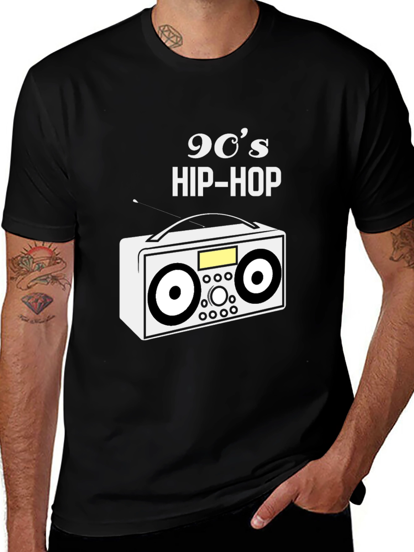 Variant 17 of 90's Hip-Hop Radio Graphic Tee