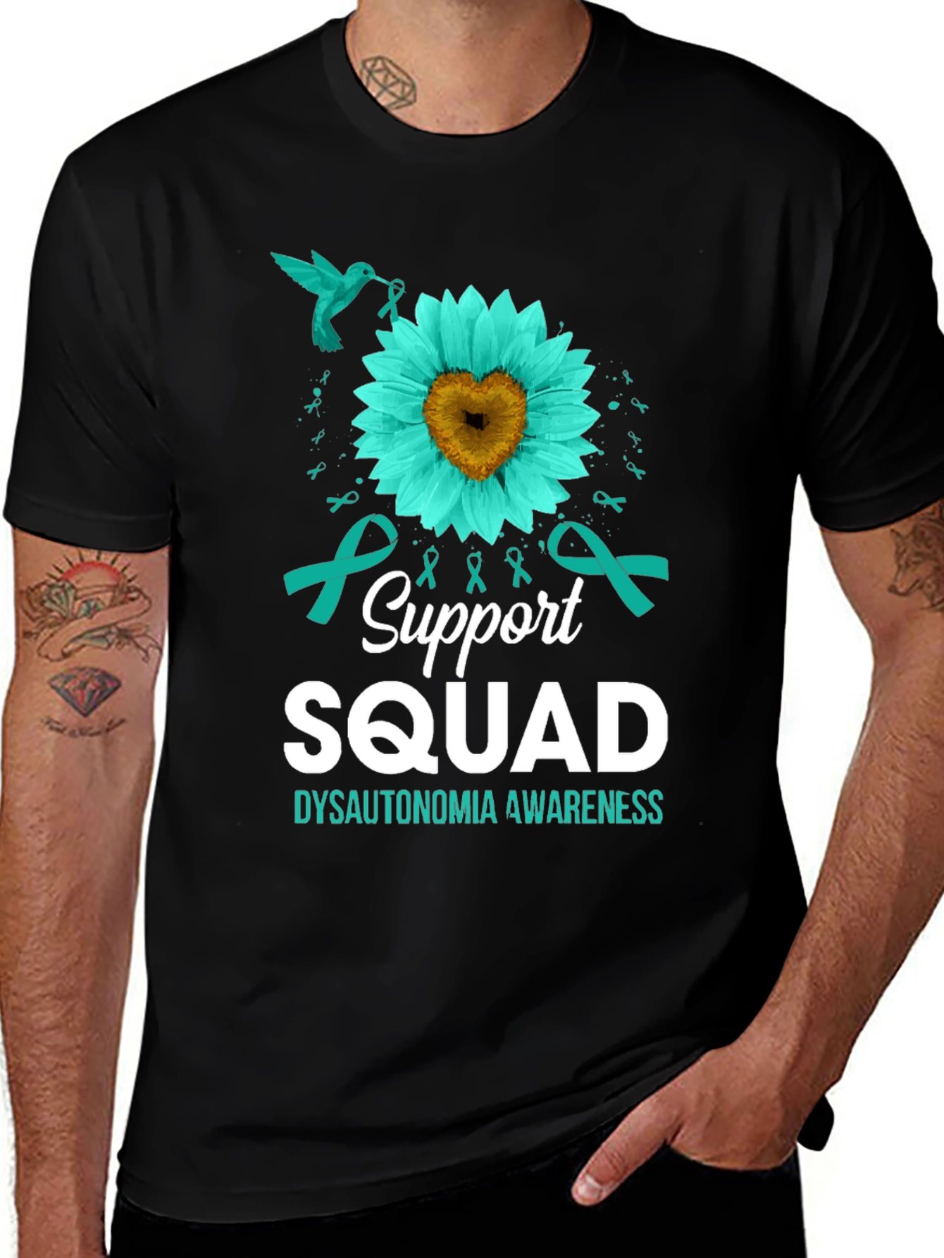 Support Squad Dysautonomia Awareness Graphic Tee