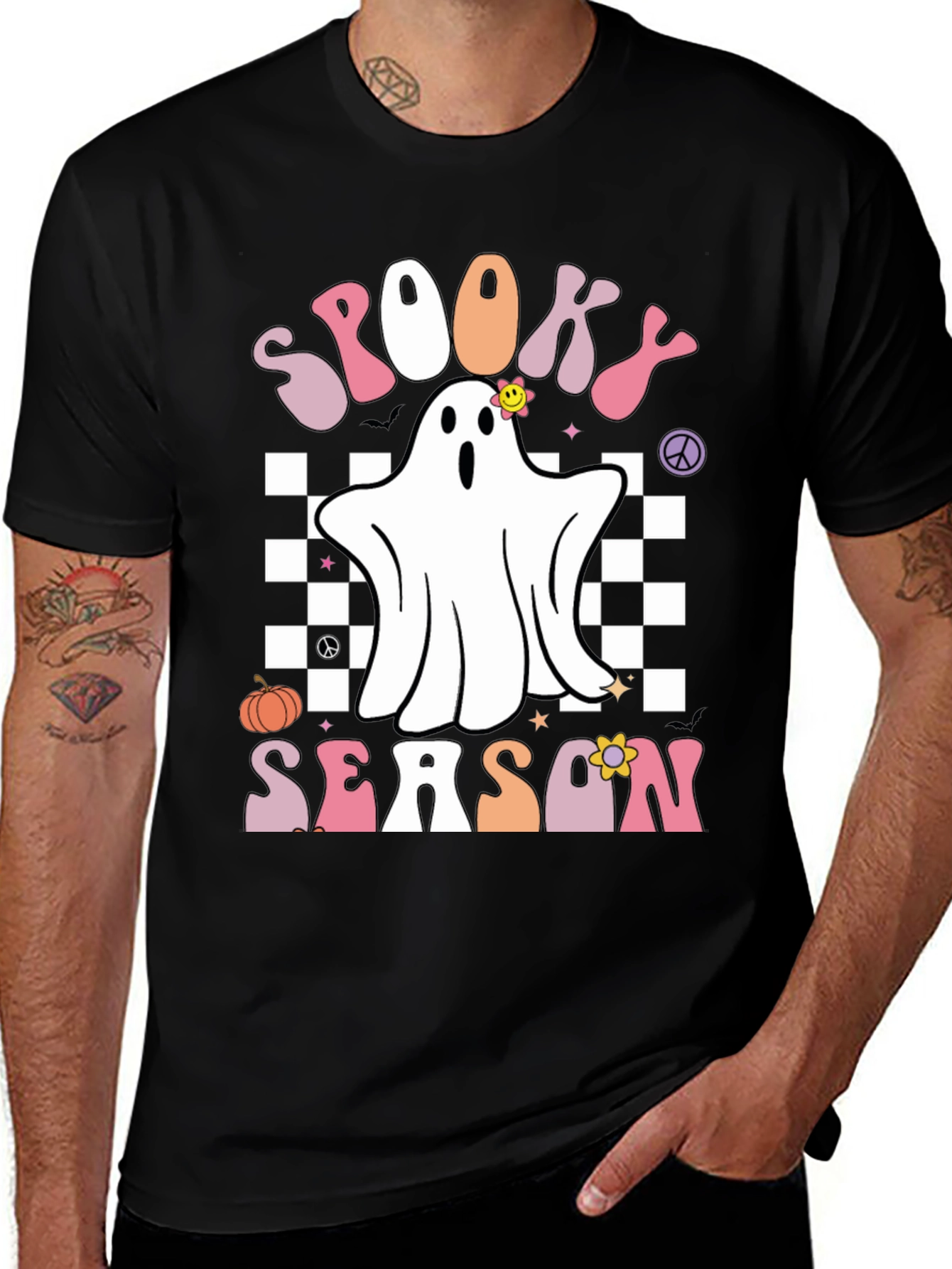 Spooky Season Retro Halloween Graphic Tee