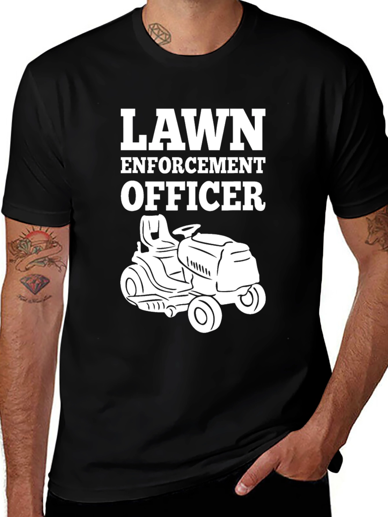 Lawn Enforcement Officer Funny T-Shirt