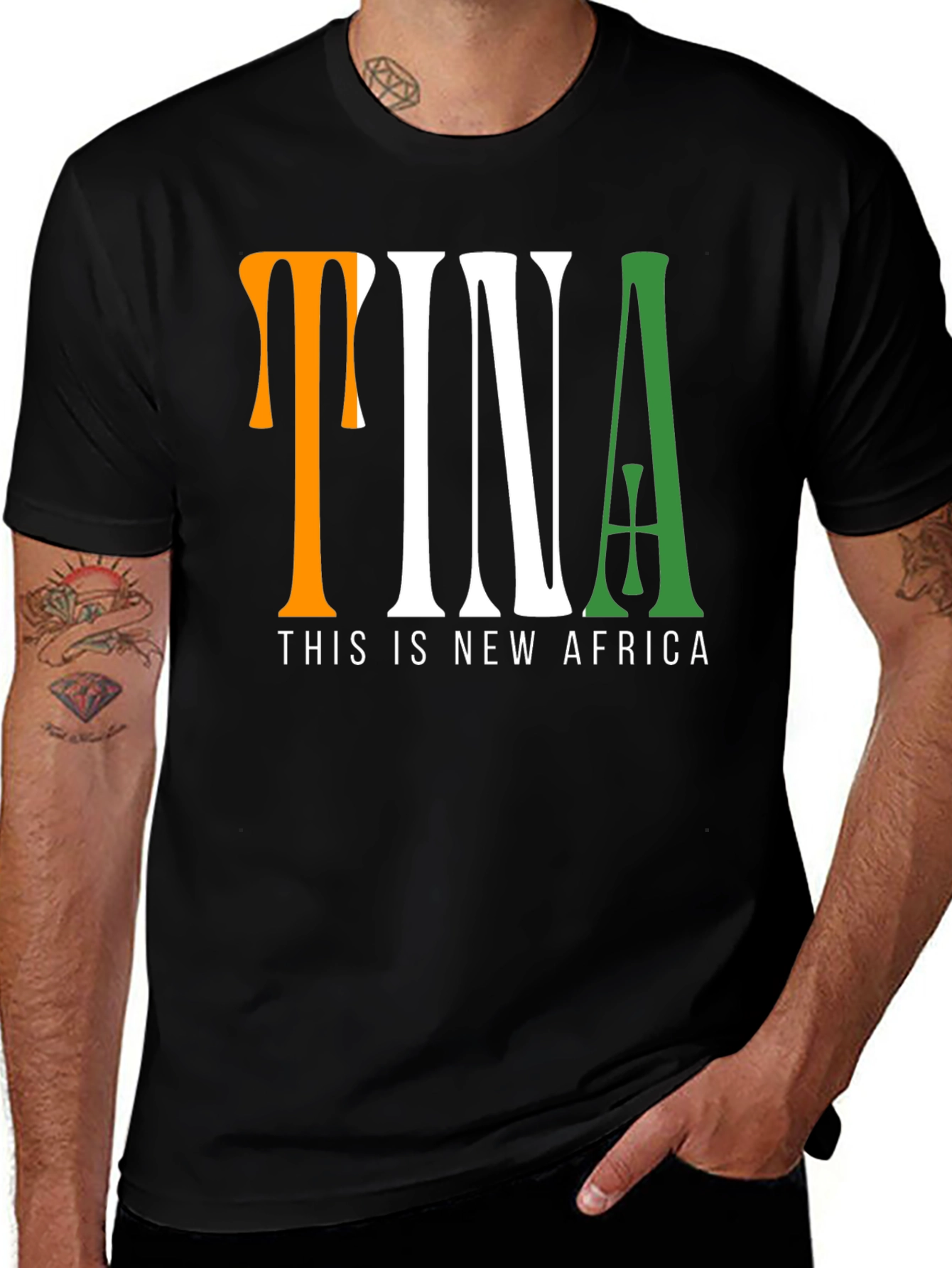 TINA This is New Africa Graphic T-Shirt
