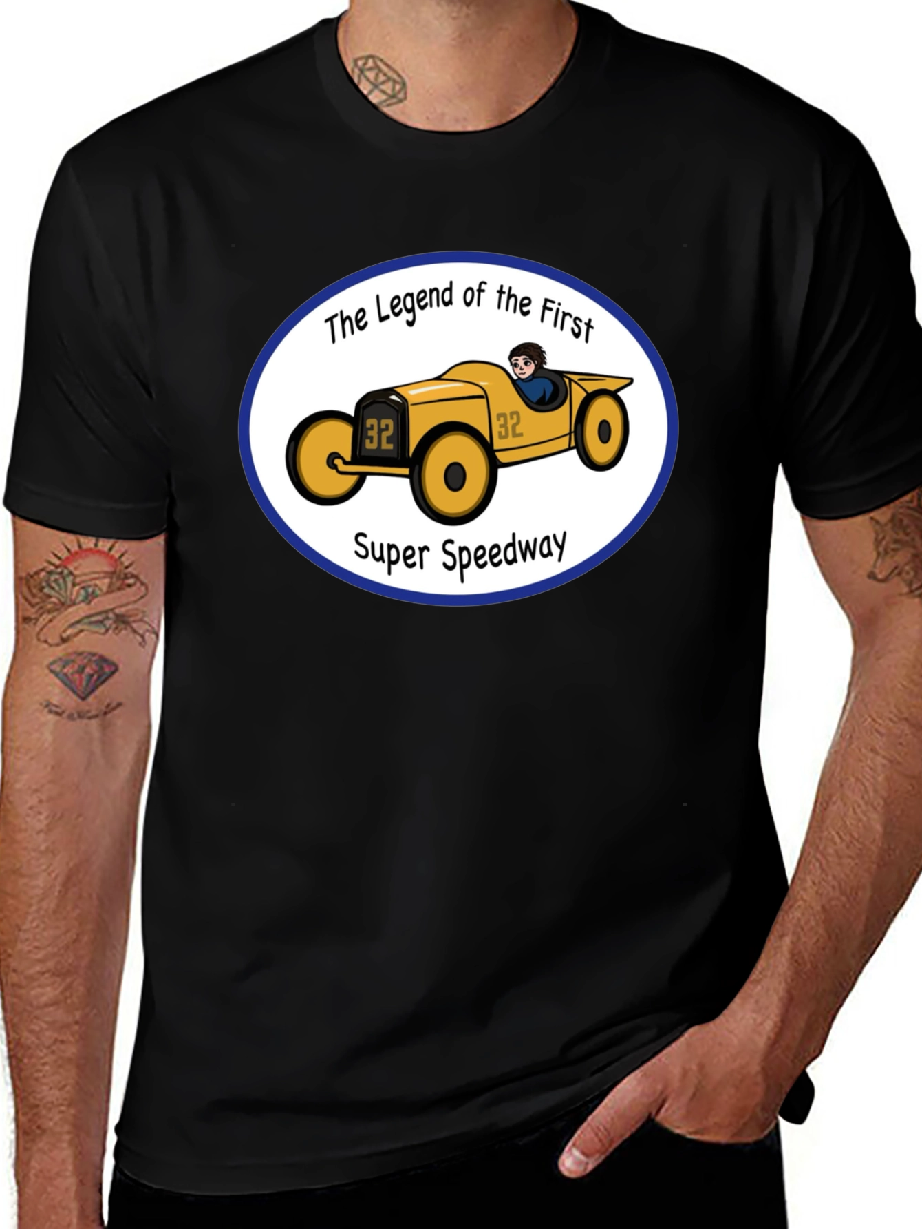 Variant 9 of Legend of the First Super Speedway T-Shirt