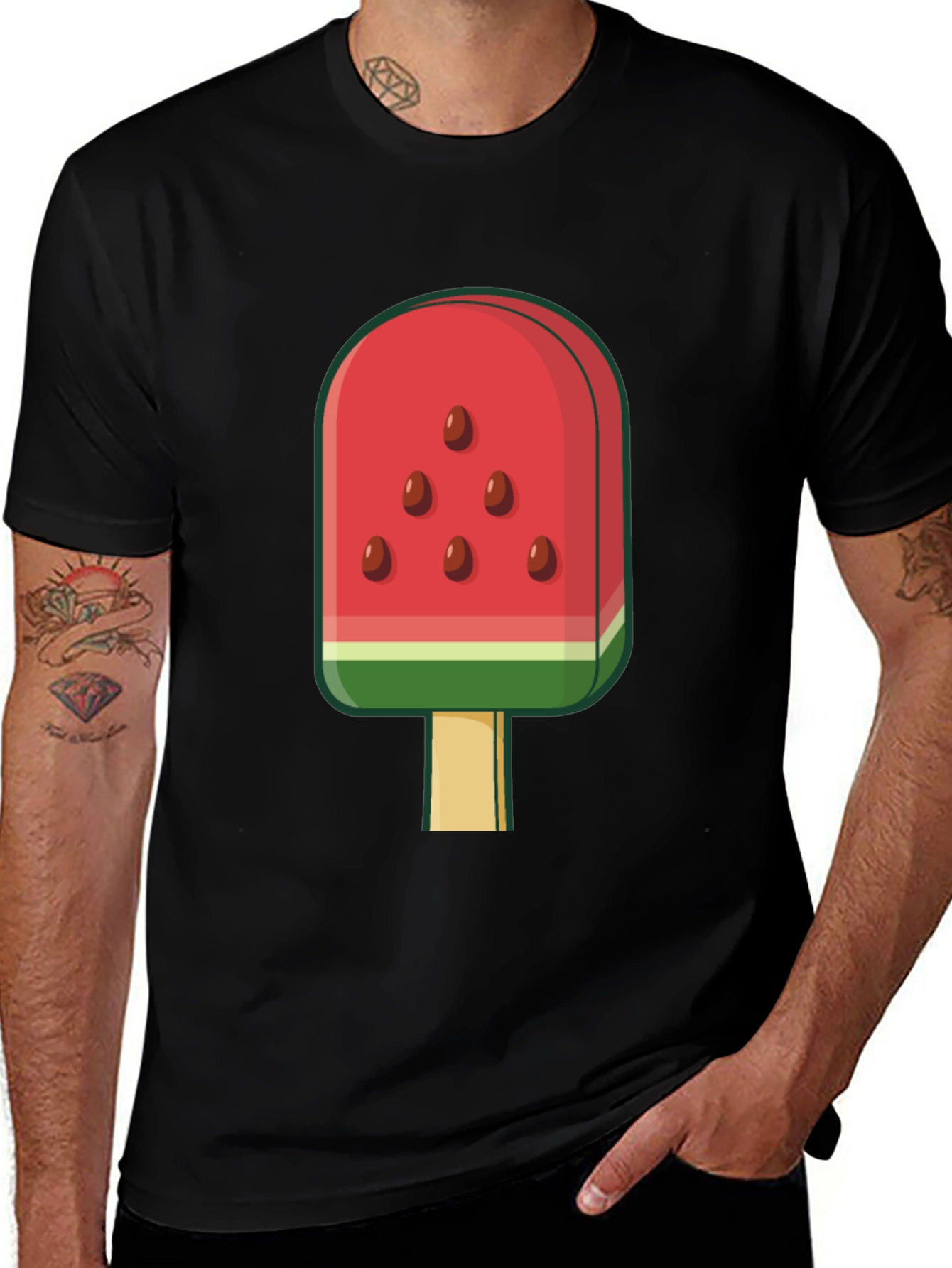 Variant 3 of Watermelon Popsicle Graphic Tee
