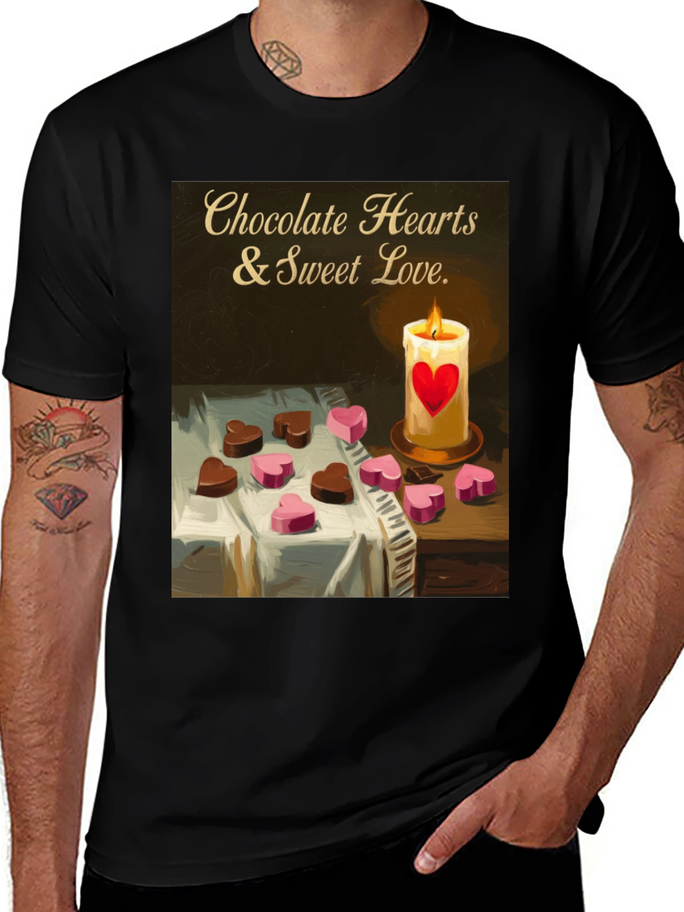 Variant 29 of Chocolate Hearts & Sweet Love T-Shirt