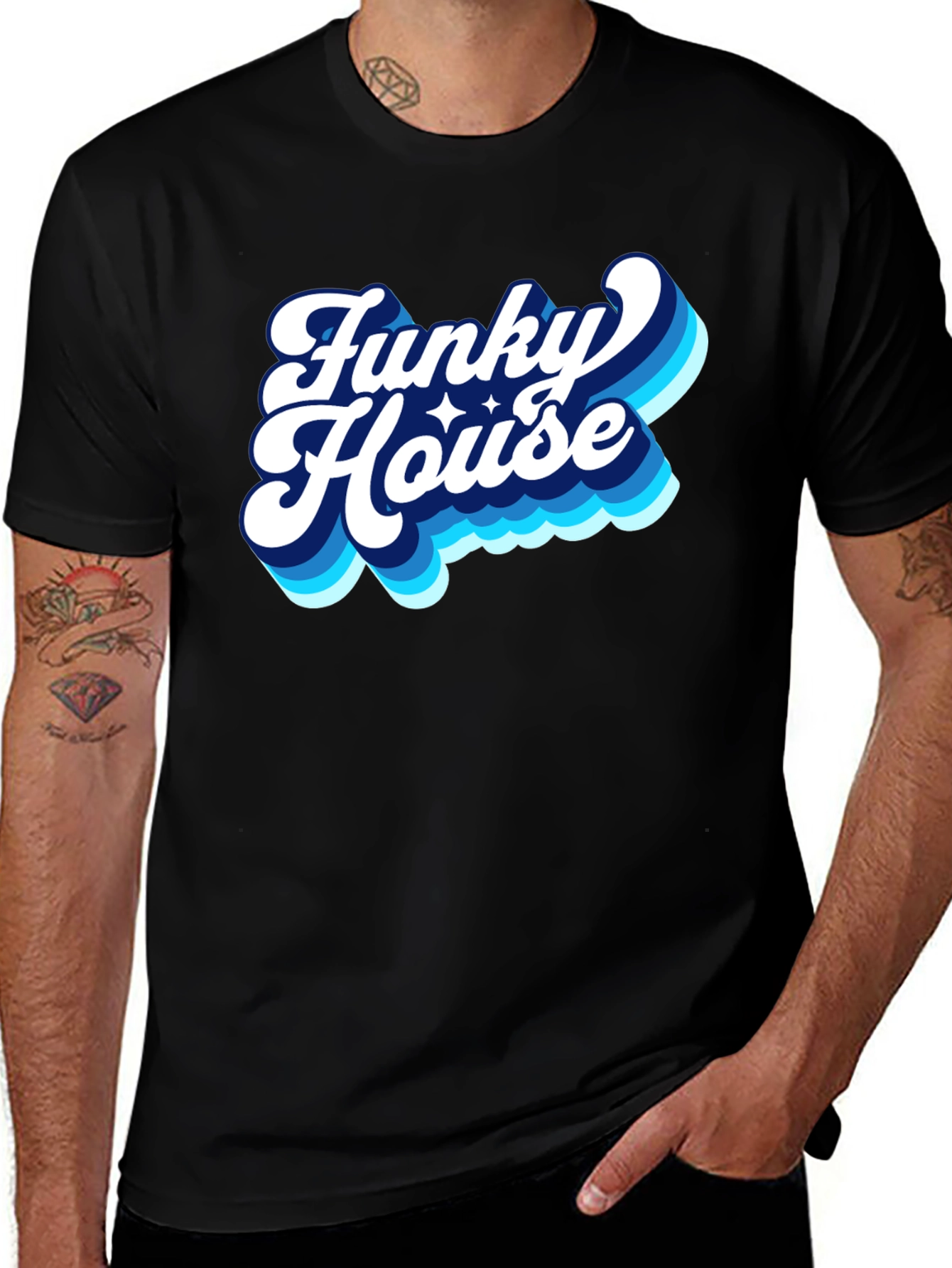 Variant 25 of Funky House Retro T-Shirt