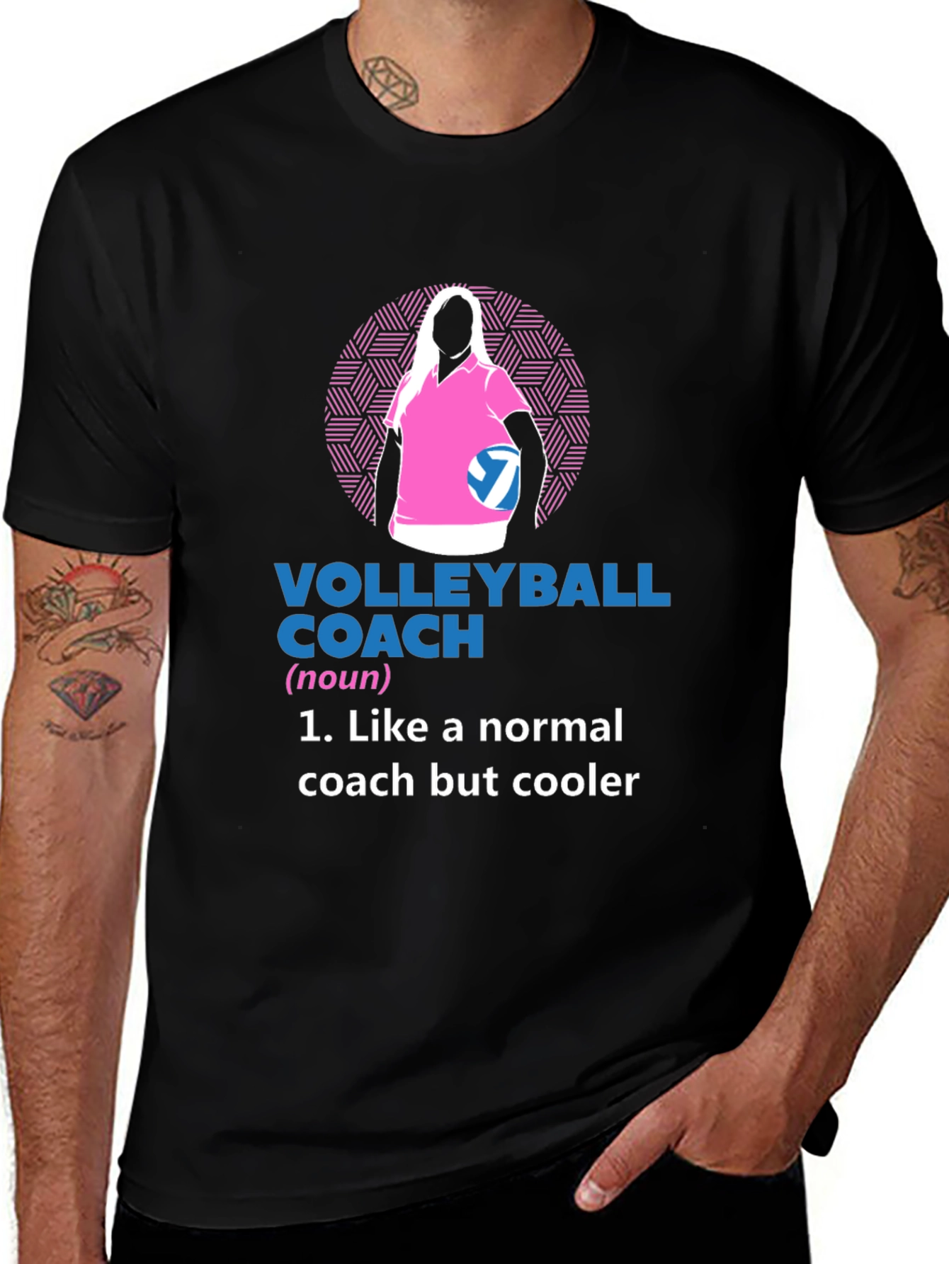 Variant 4 of Volleyball Coach Definition T-Shirt